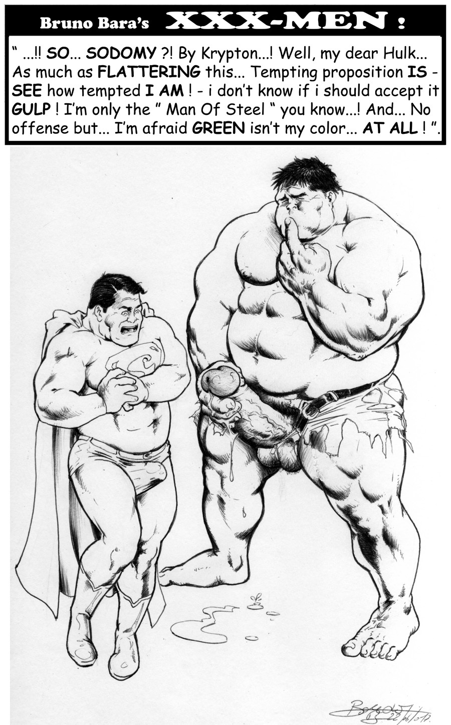 同人誌画像筋肉男性のみ