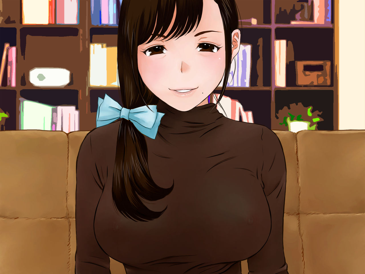 クラスのアイドルとキョウニュウビジンママに親子丼を作った