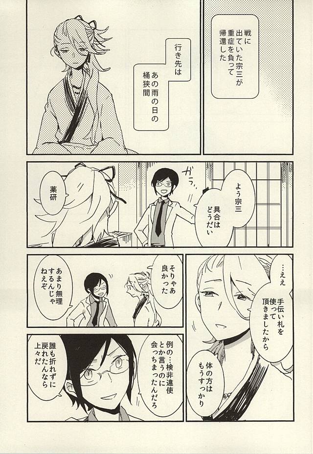 ケッコウは雨の朝