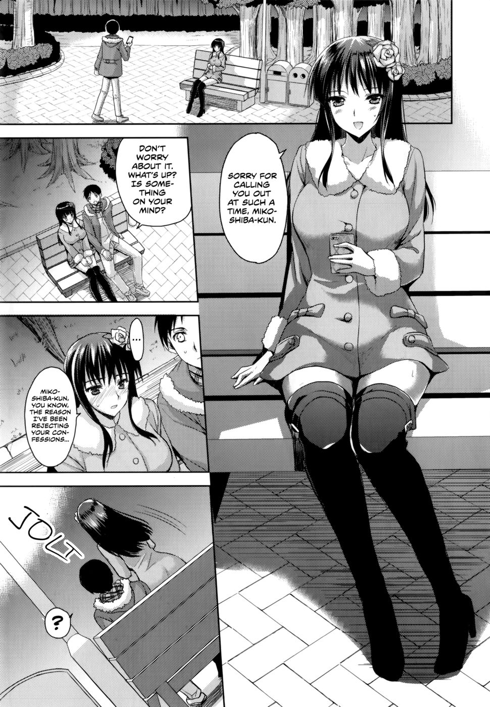 コートの下の私たちの秘密Ch。 01