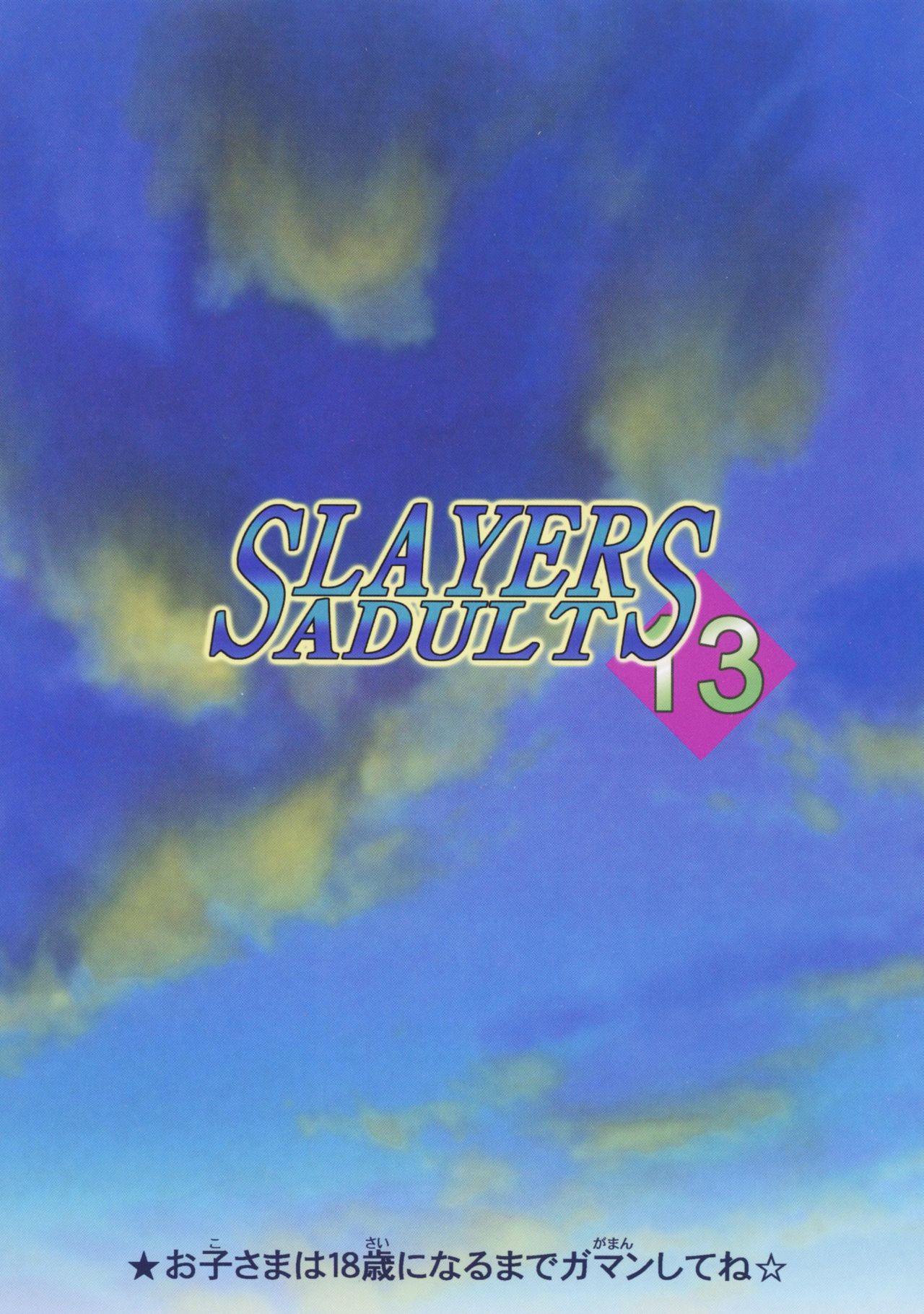 SLAYERS ADULT 13