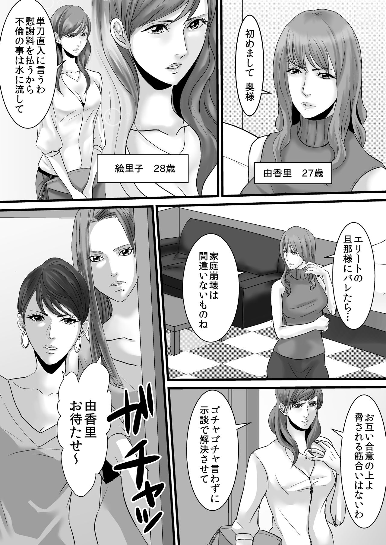 [女による女への陵辱] セレブ婦人達への復讐○辱 ～不倫の代償を浣腸で償わされた女達～