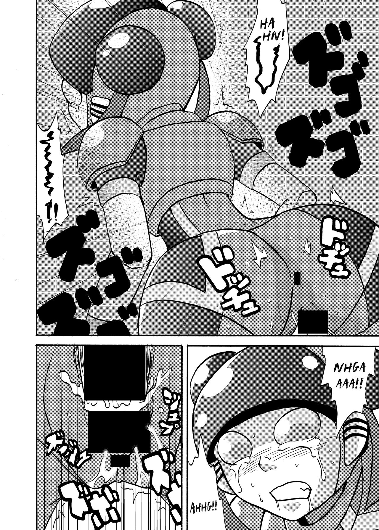 [メタメタ弾 (メタメタ)] 萌えよ鋼鉄コロン外伝 壁尻コロン (超獣戦隊ライブマン) [DL版] [英訳]