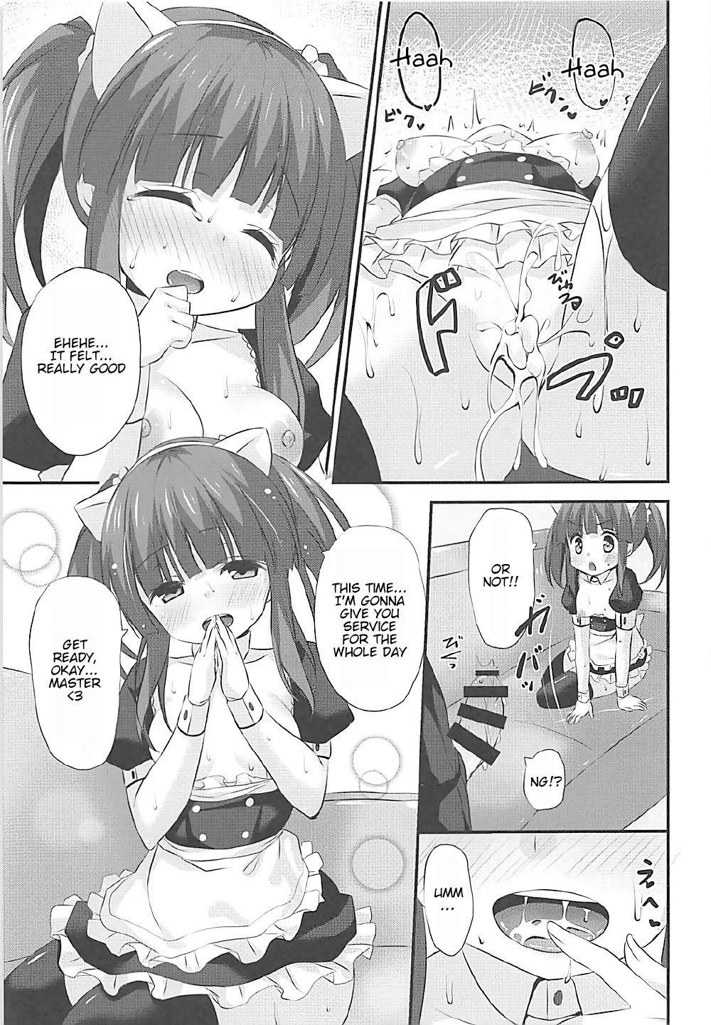 (C92) [あわ雪チスト (麻の葉)] ネコミミとメイドとちえりとえっち (アイドルマスター シンデレラガールズ) [英訳]