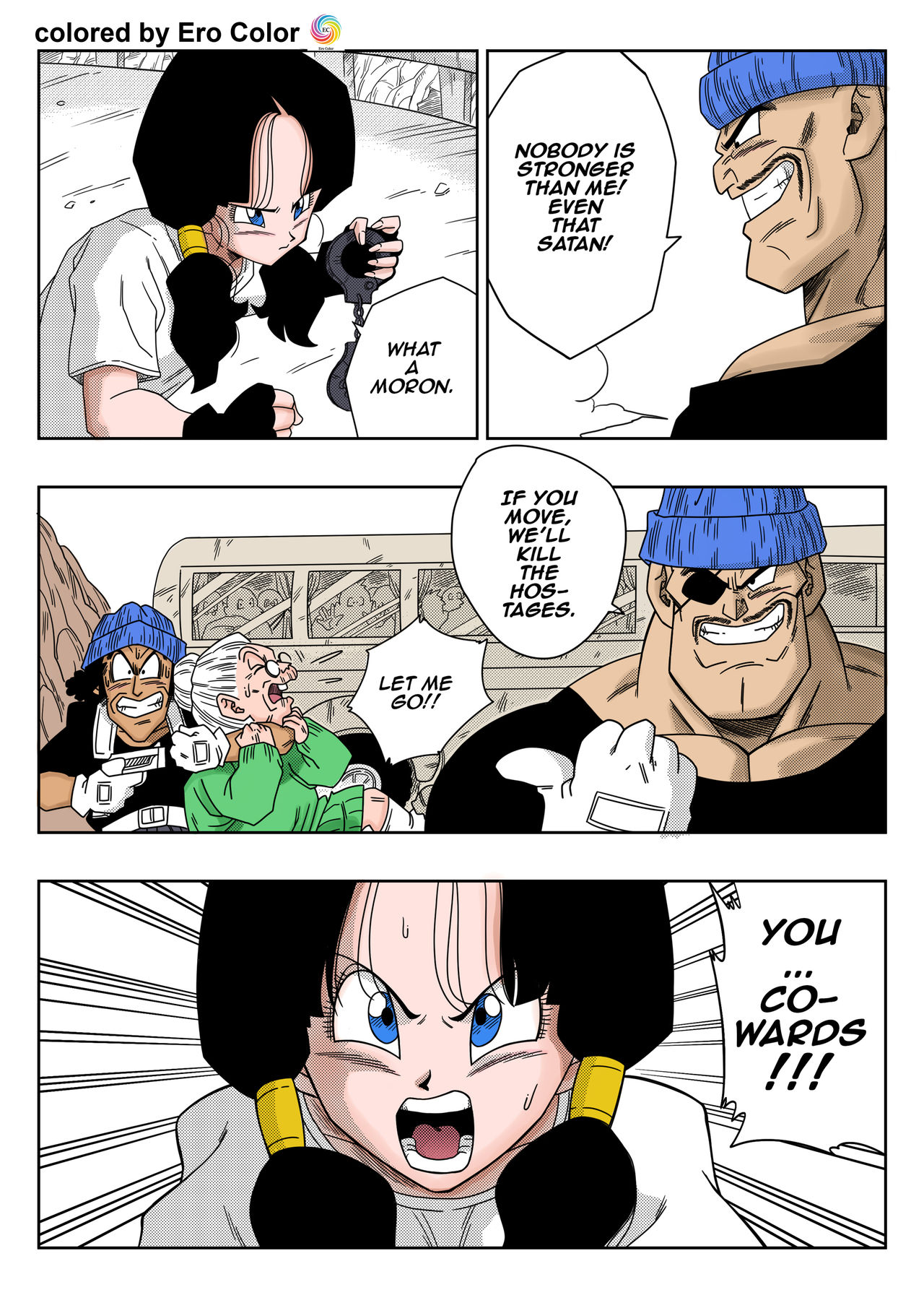 [山本同人] ヒロインを犯しちゃえ! (ドラゴンボールZ) [英語] [カラー化]