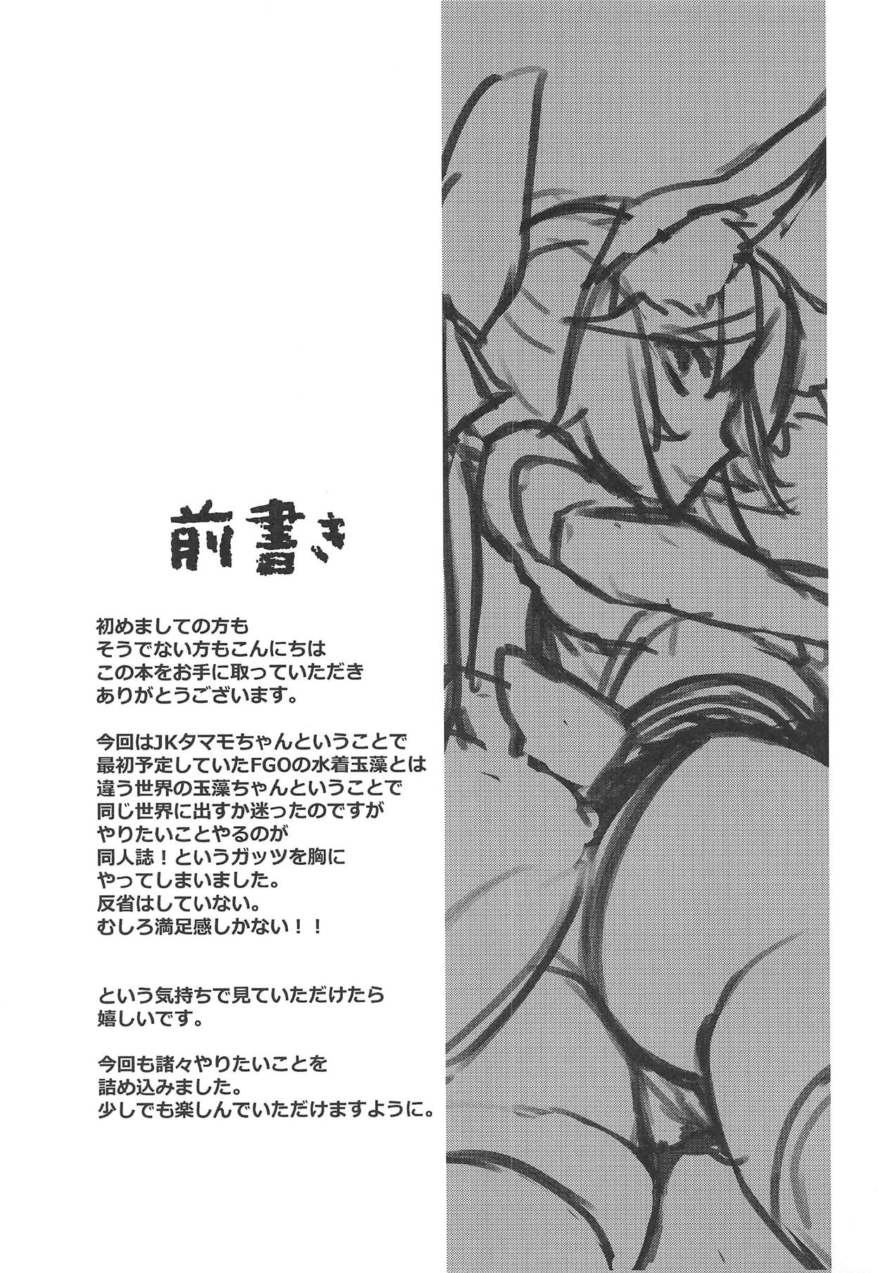 (C95) [pit.ra.bit (丹羽香ゆあん)] JKタマモちゃんとイチャイチャする本。 (Fate/Grand Order)
