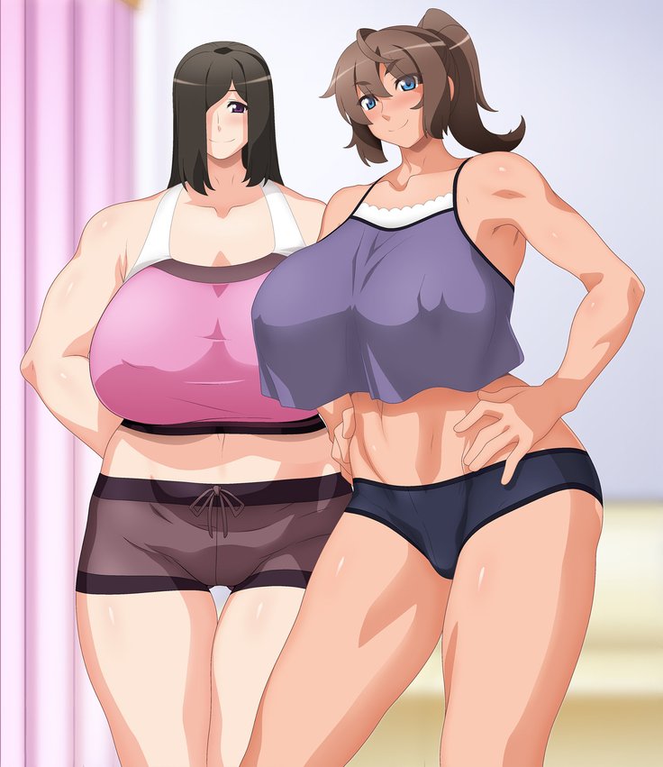ホウマン塾恩納レスラーの爆乳トレーニング