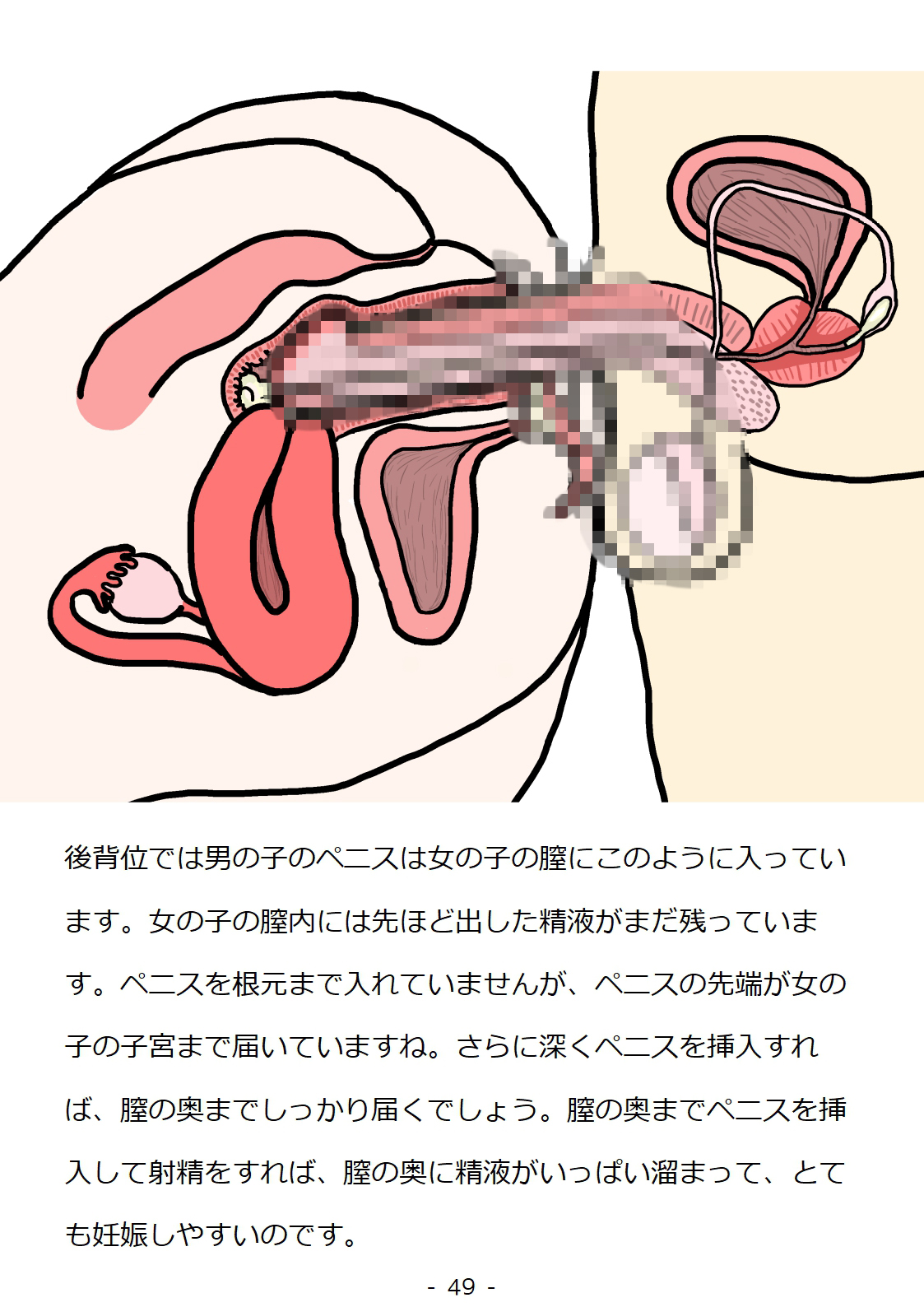 [poza] 思春期の男の子のための性教育・同級生の女の子とセックスをして赤ちゃんを作るおはなし