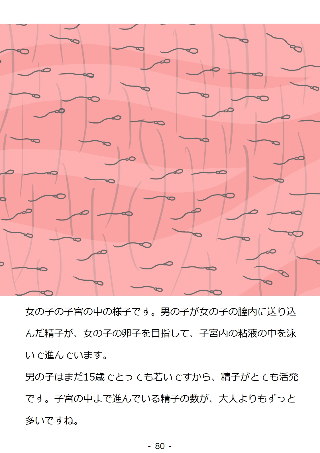 [poza] 思春期の男の子のための性教育・同級生の女の子とセックスをして赤ちゃんを作るおはなし