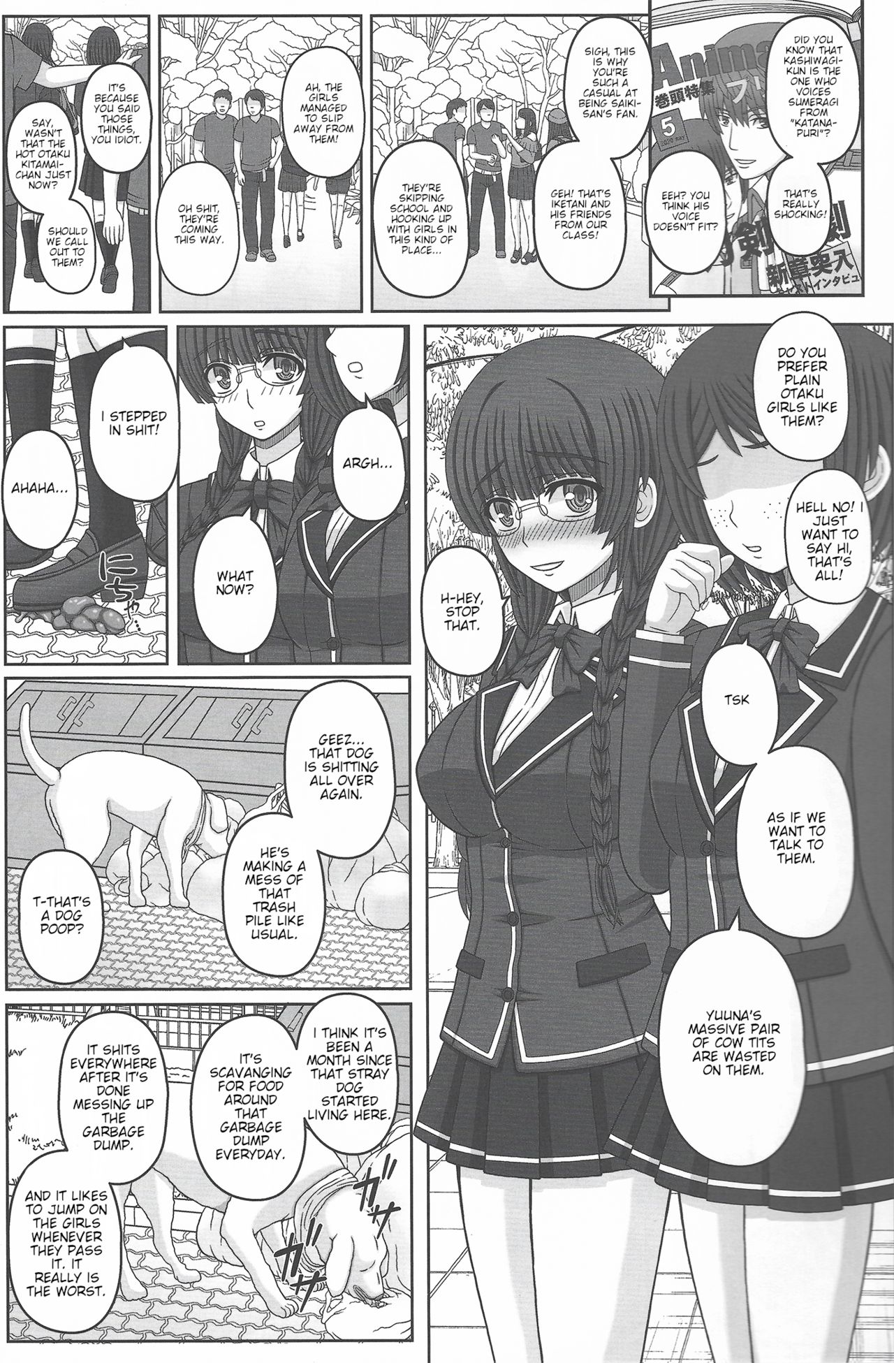 (C96) [幸せ共和国 (幸せのかたち)] 公園で野良と赤ちゃん作る女の子の話し(上) -[英訳]