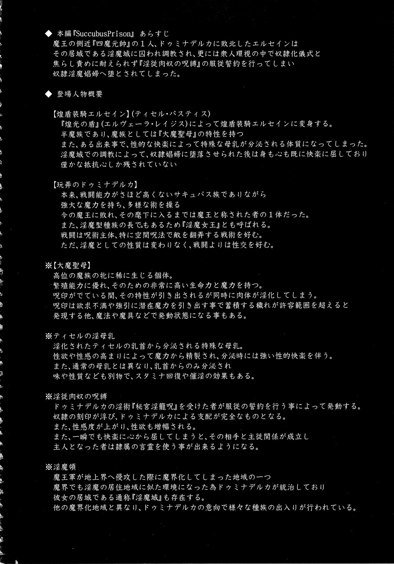 (C85) [FONETRASON (竜湯)] 煌盾装騎エルセイン Vol.15 『Succubus Prison』[中国翻訳]
