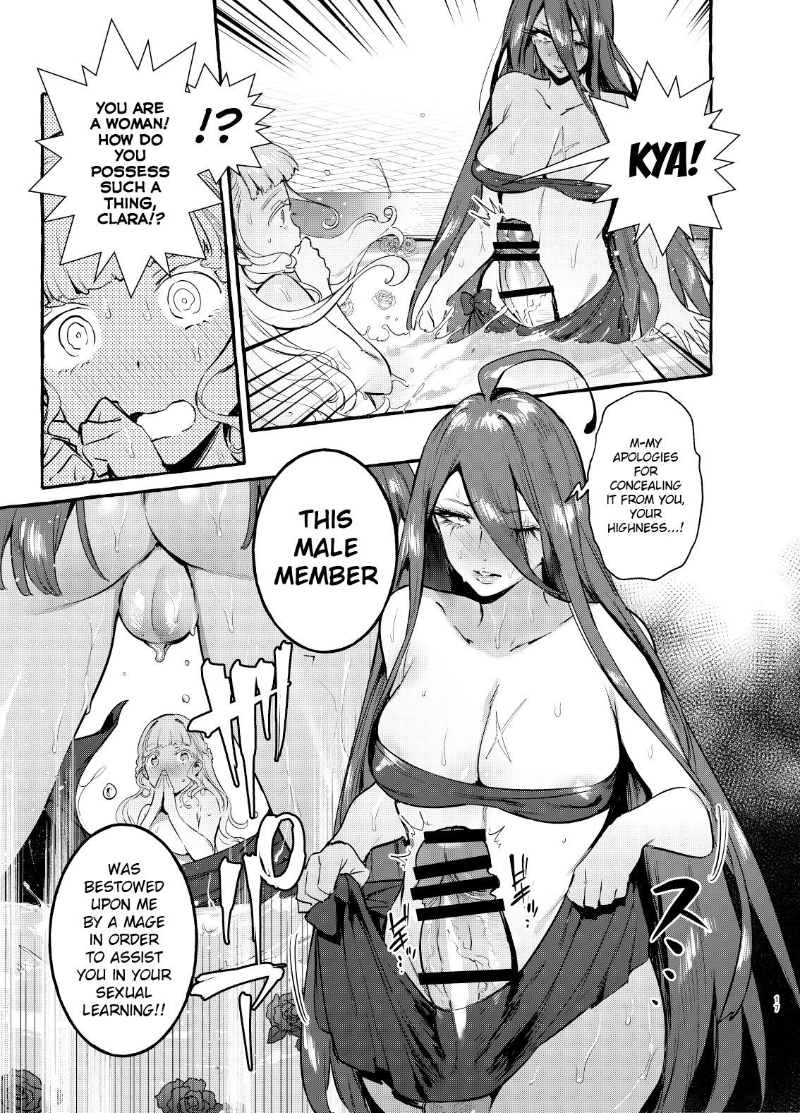 おちんぽ恩納騎士から少女姫へ|王女とディックの騎士