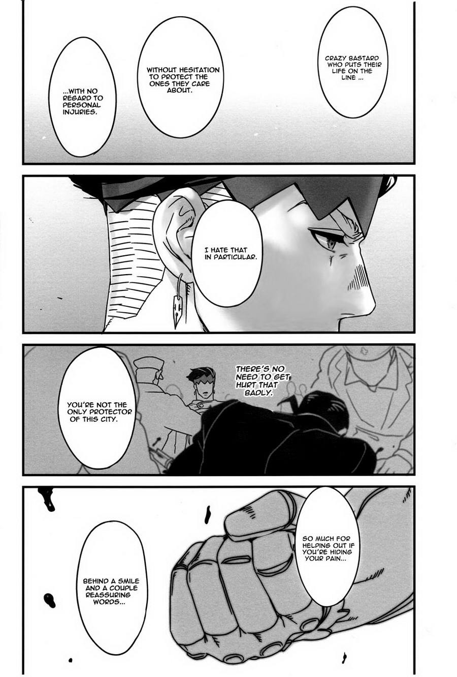 (Golden Blood 18) [温度 (ぬるぬる)] 町の番犬の片思い (ジョジョの奇妙な冒険) [英訳] [無修正]