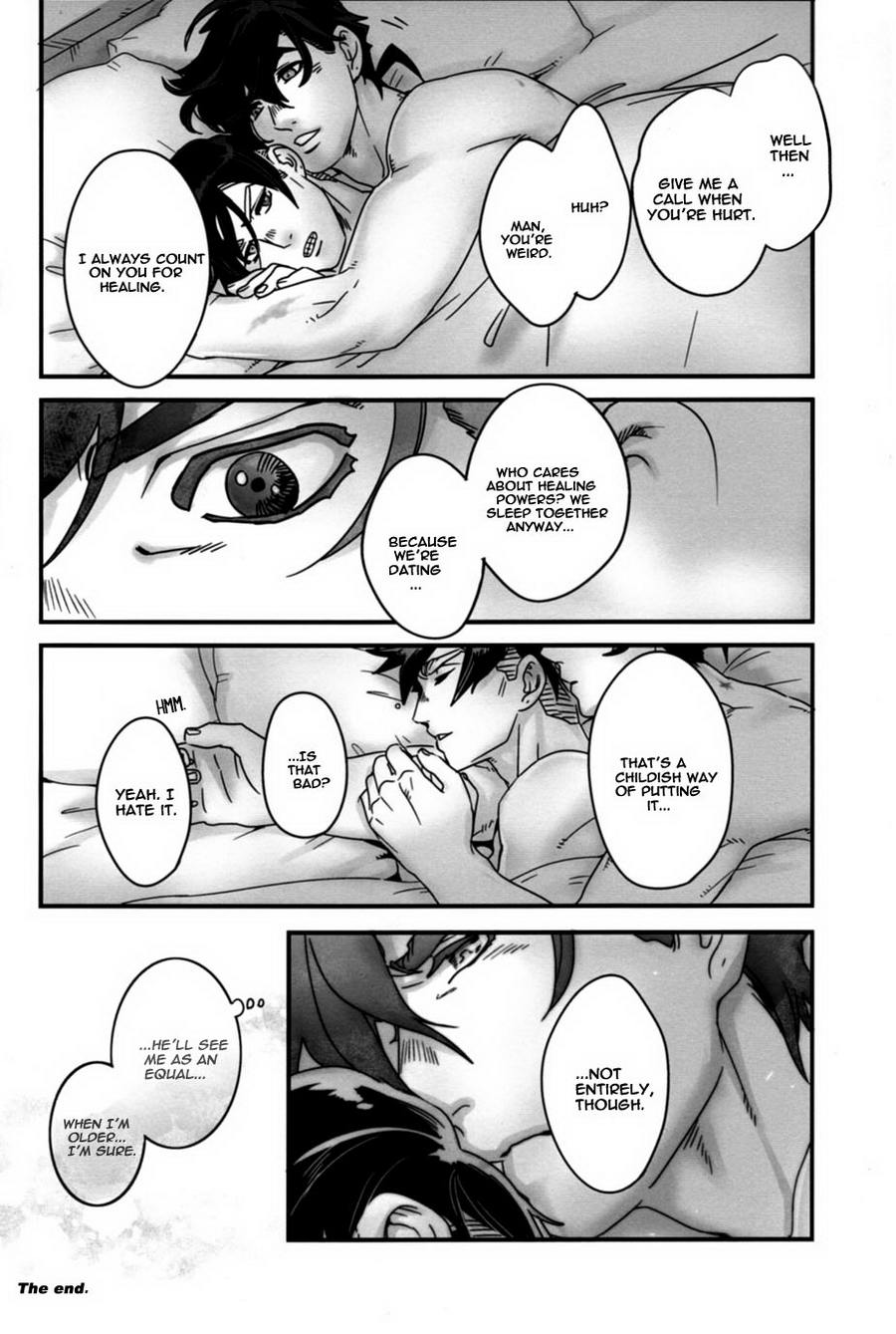 (Golden Blood 18) [温度 (ぬるぬる)] 町の番犬の片思い (ジョジョの奇妙な冒険) [英訳] [無修正]