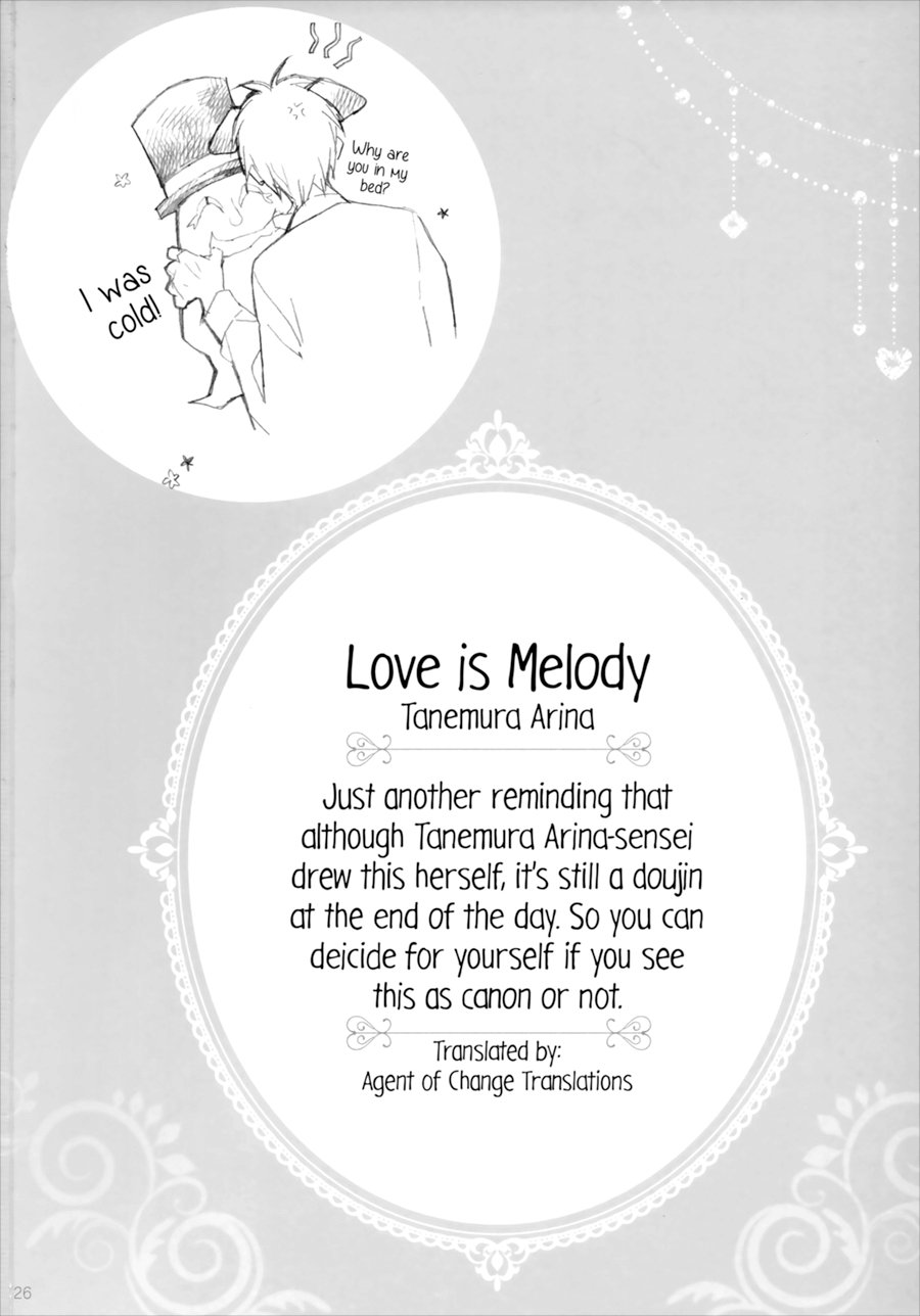 (C88) [目黒帝国 (種村有菜)] Love is melody (満月をさがして) [英訳]