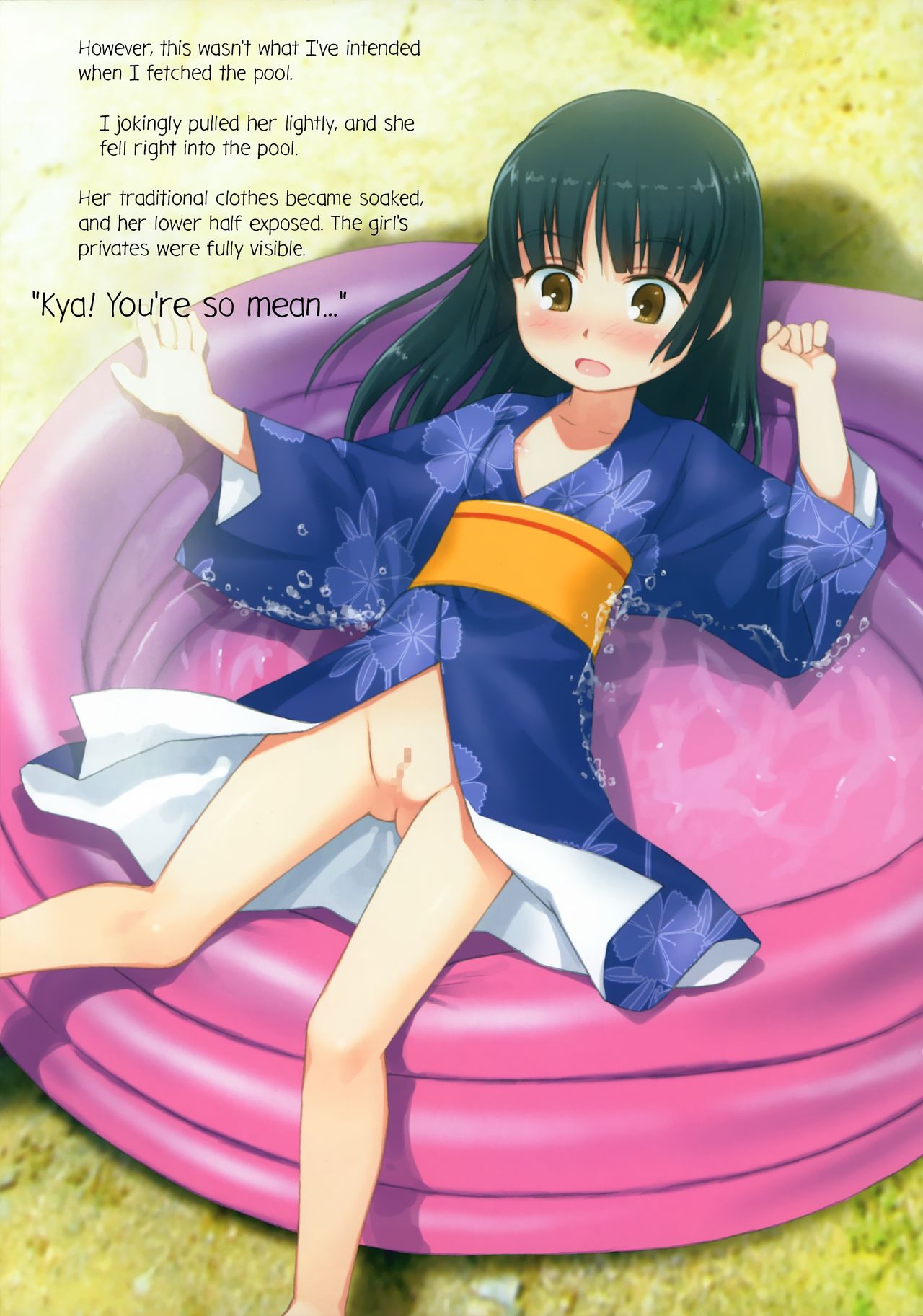 (COMIC1☆5) [sol-fa-soft (桐原巳弥人、棚葉)] 水浴び少女たち [英訳]