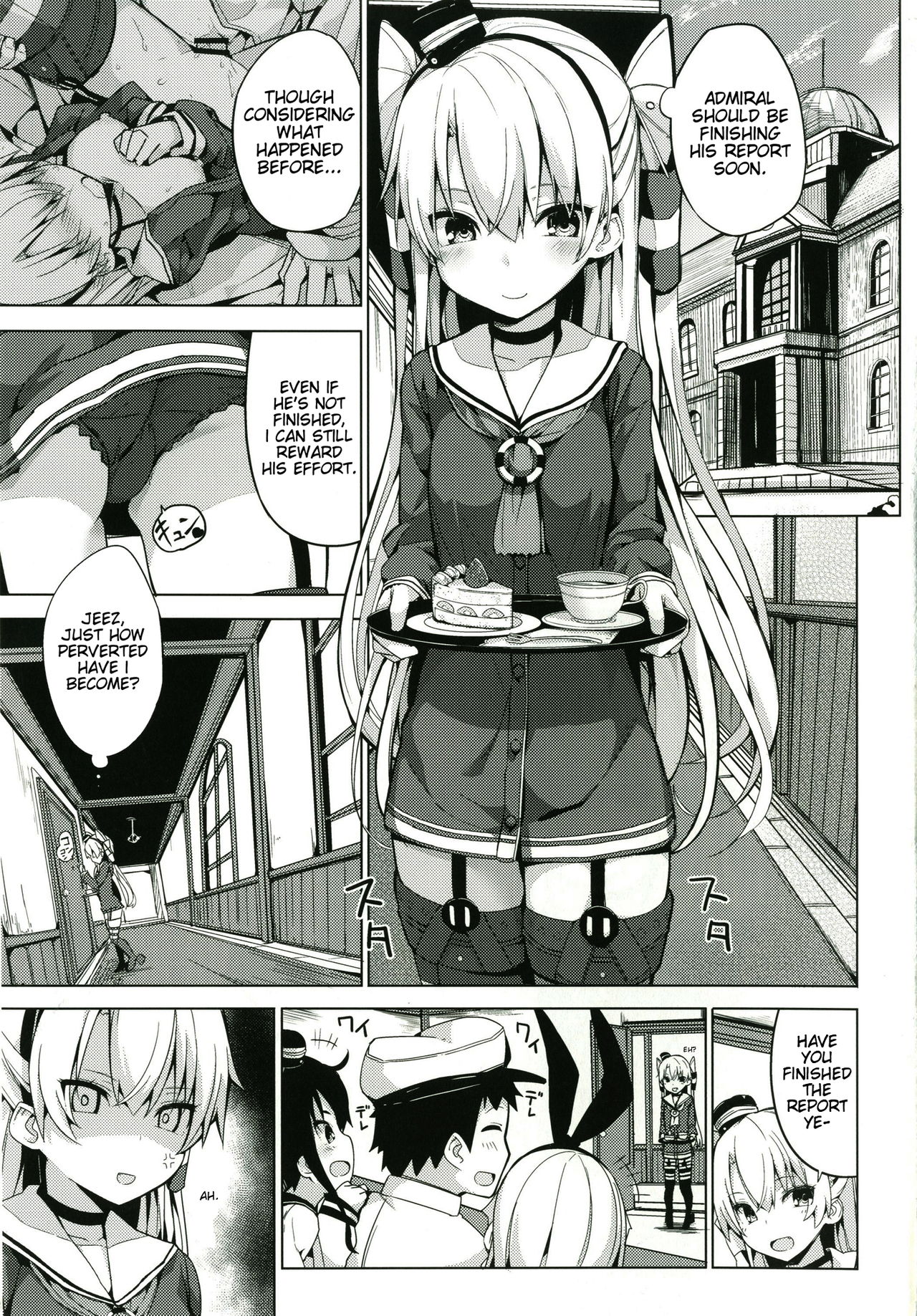(C90) [ゐるみねゐしょん。 (オガデンモン)] 天津風のH禁止令! (艦隊これくしょん -艦これ-) [英訳]