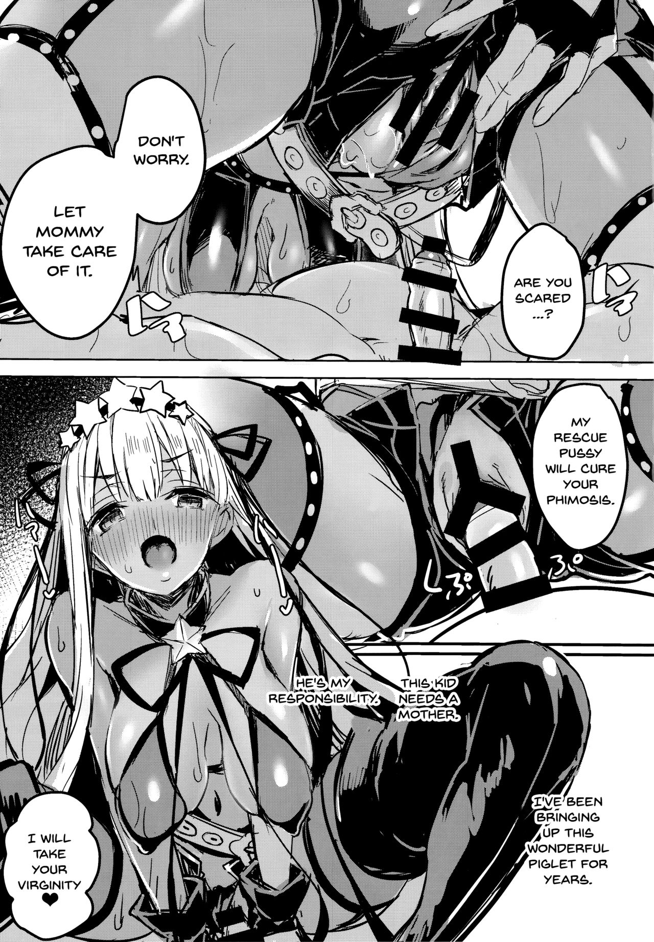 (C95) [kanemasita (かねた)] BBママと子ブタさん (Fate/Grand Order) [英訳]