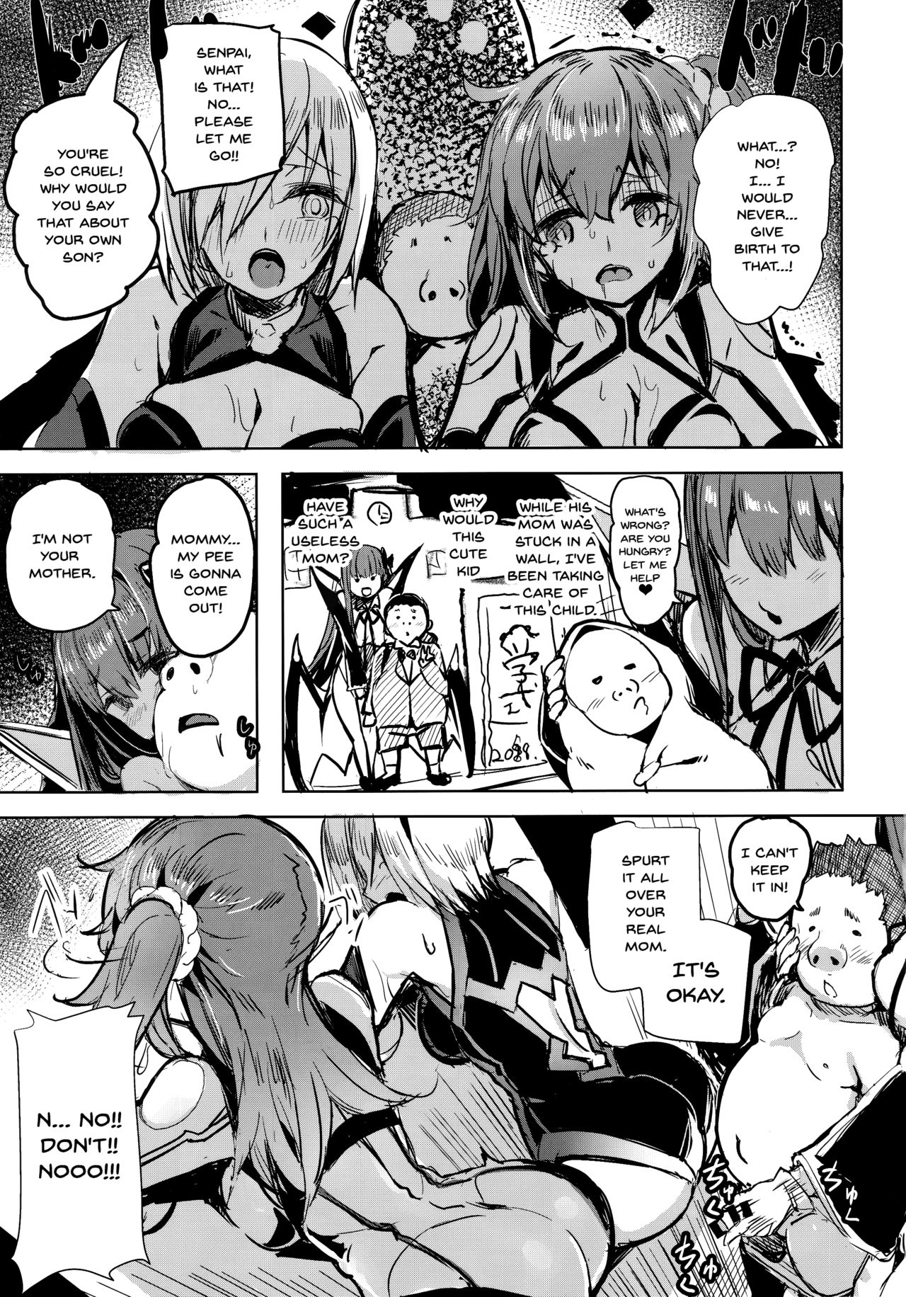 (C95) [kanemasita (かねた)] BBママと子ブタさん (Fate/Grand Order) [英訳]