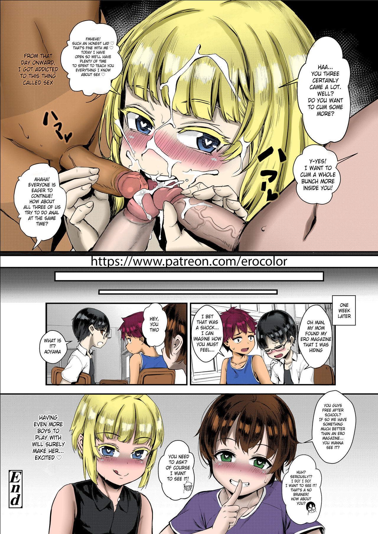 [ジャイロウ] 性教育は乱交で (COMIC saseco Vol. 3) [英訳] [無修正] [カラー化] [DL版]