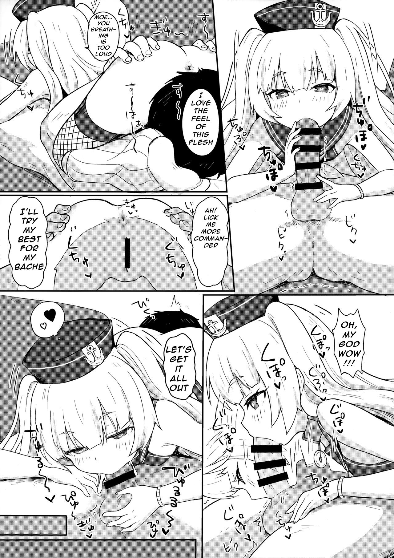 [わさびもち (ももさわ)] バッチにばっちりおまかせ! (アズールレーン) [英訳]