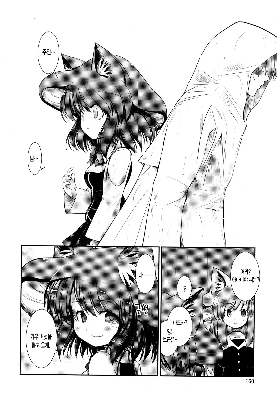 ねこきのと雨の町
