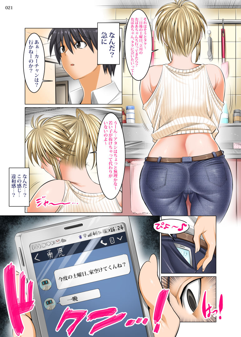 [絵援隊 (酒呑童子)] うちのカーチャンのどこがイイんだよ!?こんなババァ、欲しけりゃくれてやるよwww [DL版]