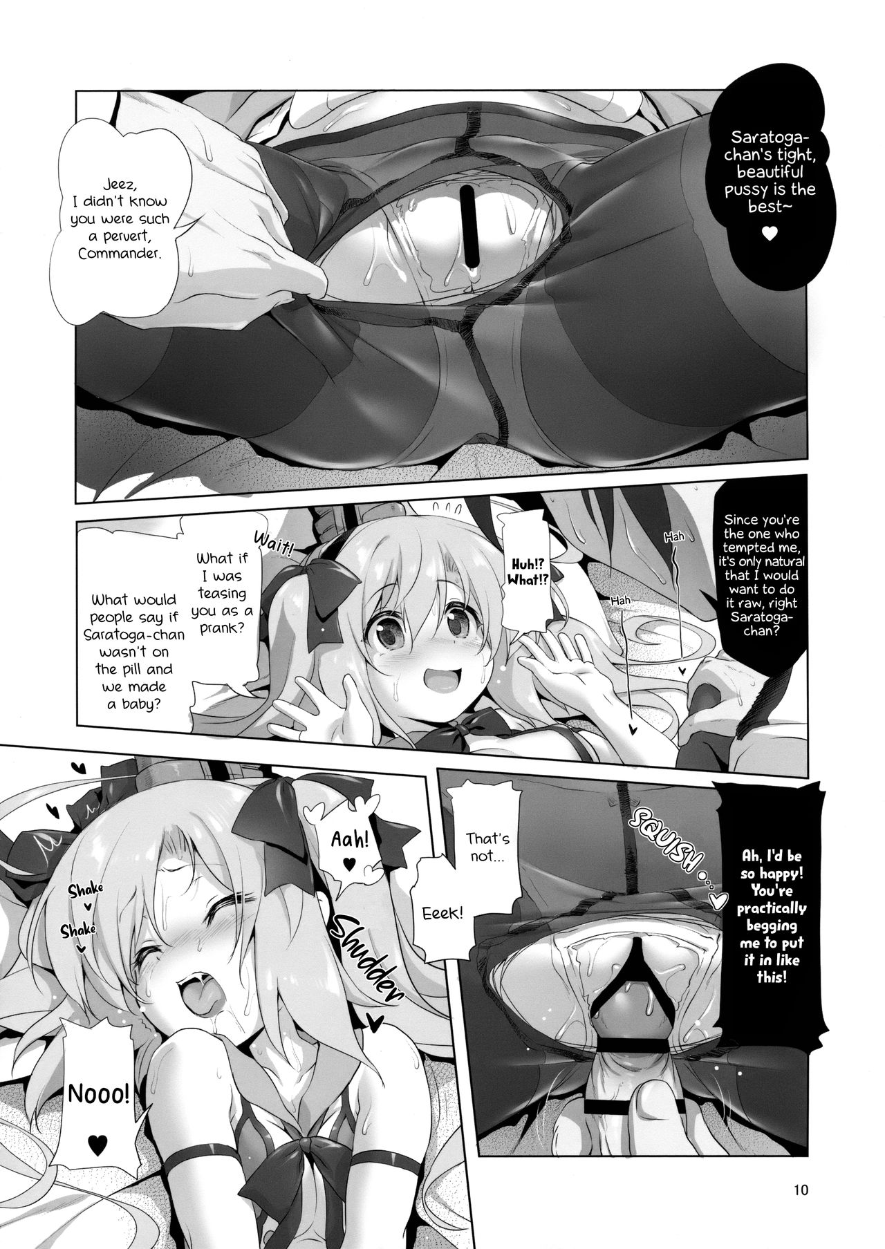 (C95) [KAMINENDO.CORP (あかざわRED)] サラトガちゃんのイタズラ大戦略!? (アズールレーン) [英訳]