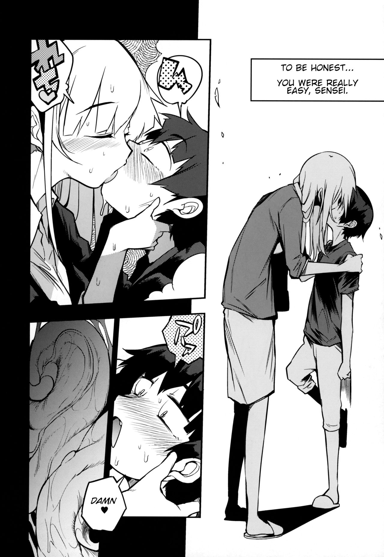 (コミティア128) [Naitou2 (F4U)] 即オチ先生催眠コメンタリー♥ [英訳]