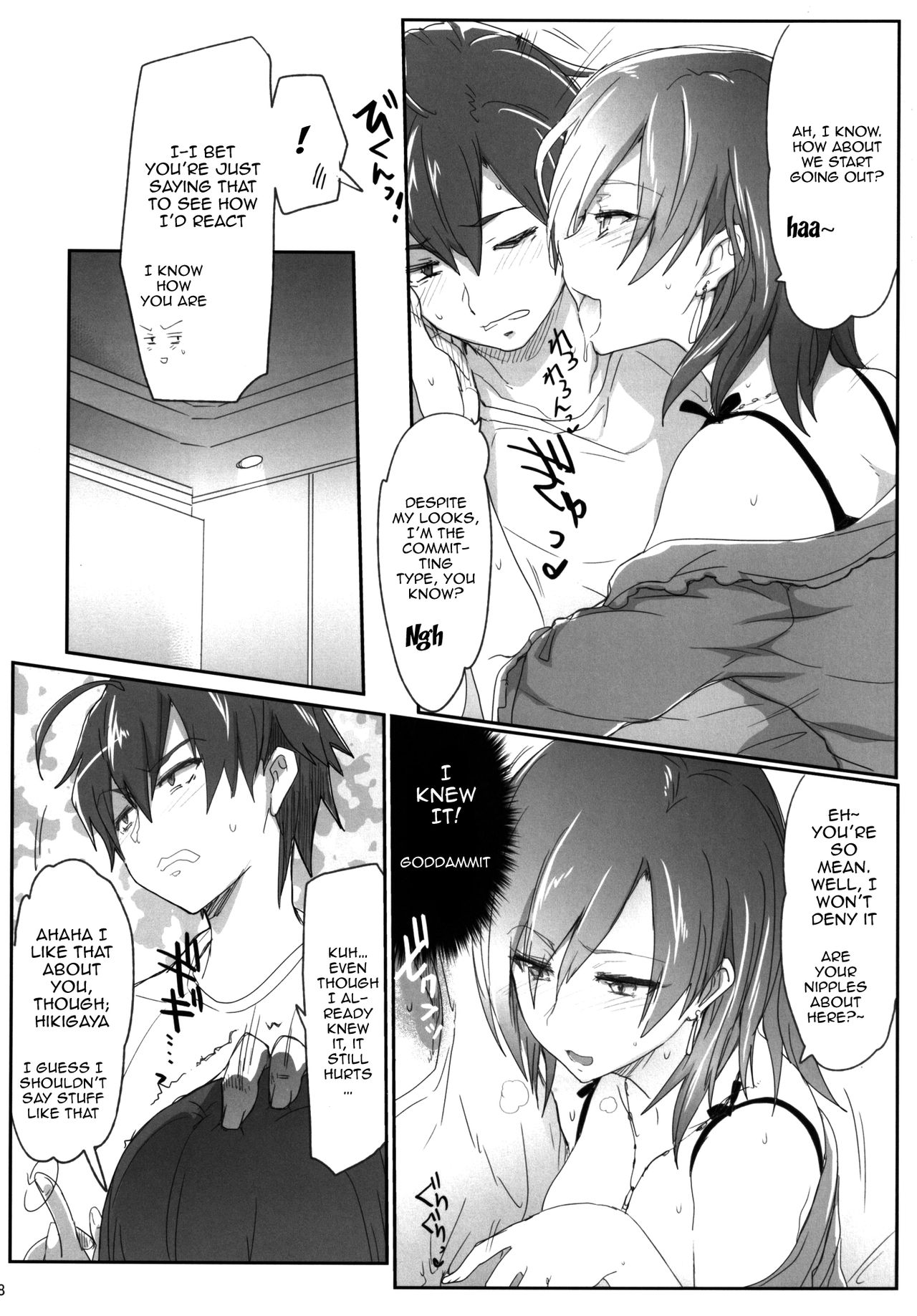 [RIBI堂 (陽方暁)] 奉仕部の性的な活動の成果。 (やはり俺の青春ラブコメはまちがっている。) [英訳] [DL版]