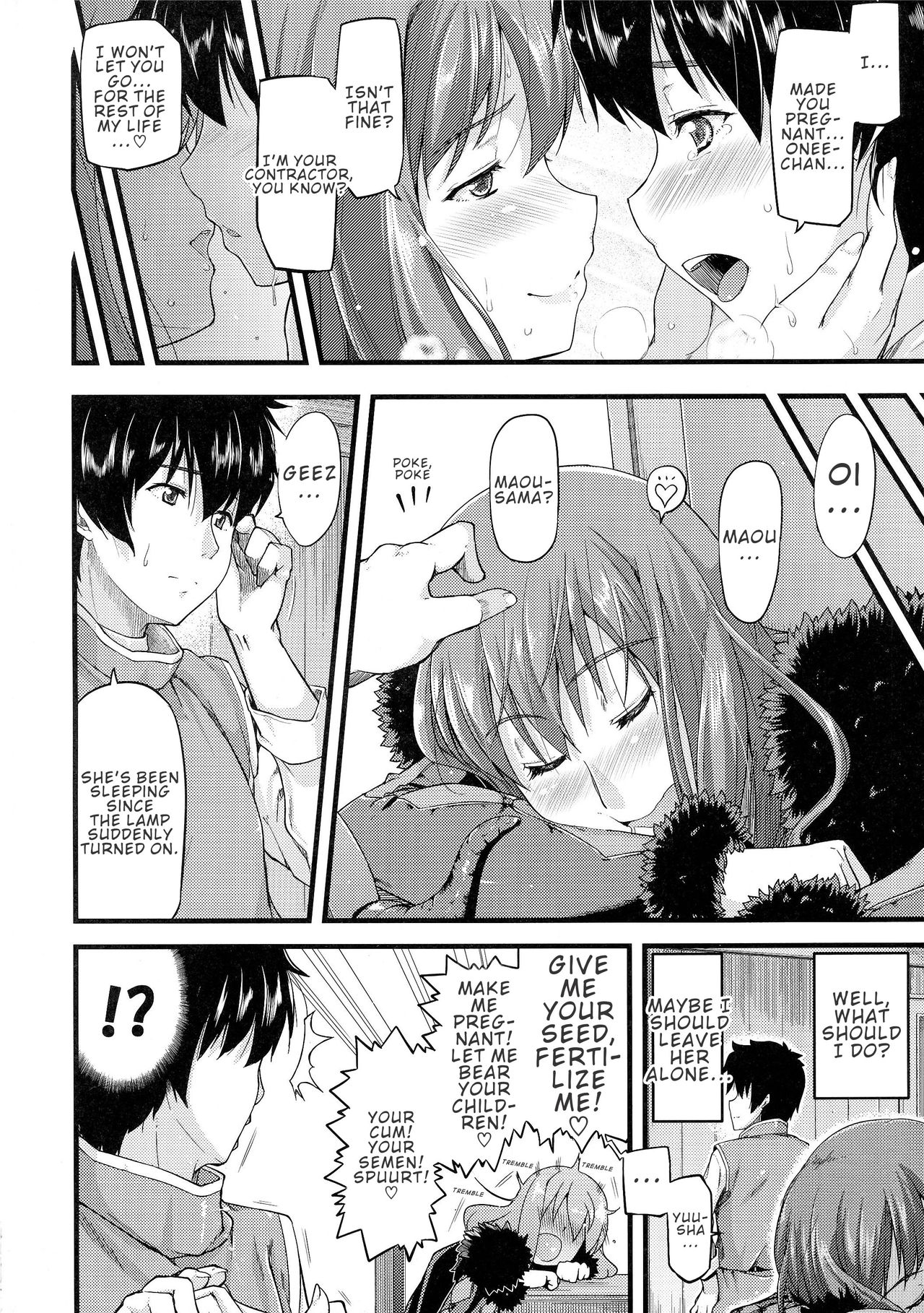 (COMIC1☆7) [from SCRATCH (じょにー)] ちびゆう-勇者は魔王に××されちゃいました。- (まおゆう魔王勇者) [英訳]