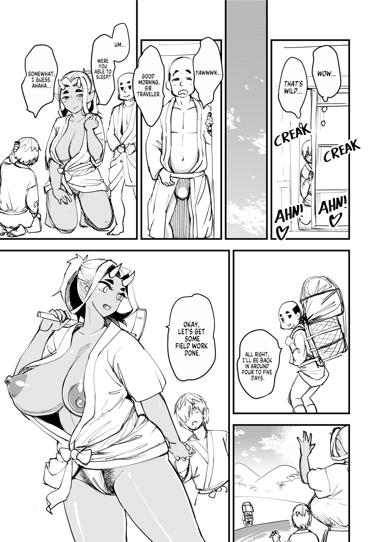 [ハイパーピンチ (clover)] 鬼娘と旅人 [英訳] [無修正] [DL版]