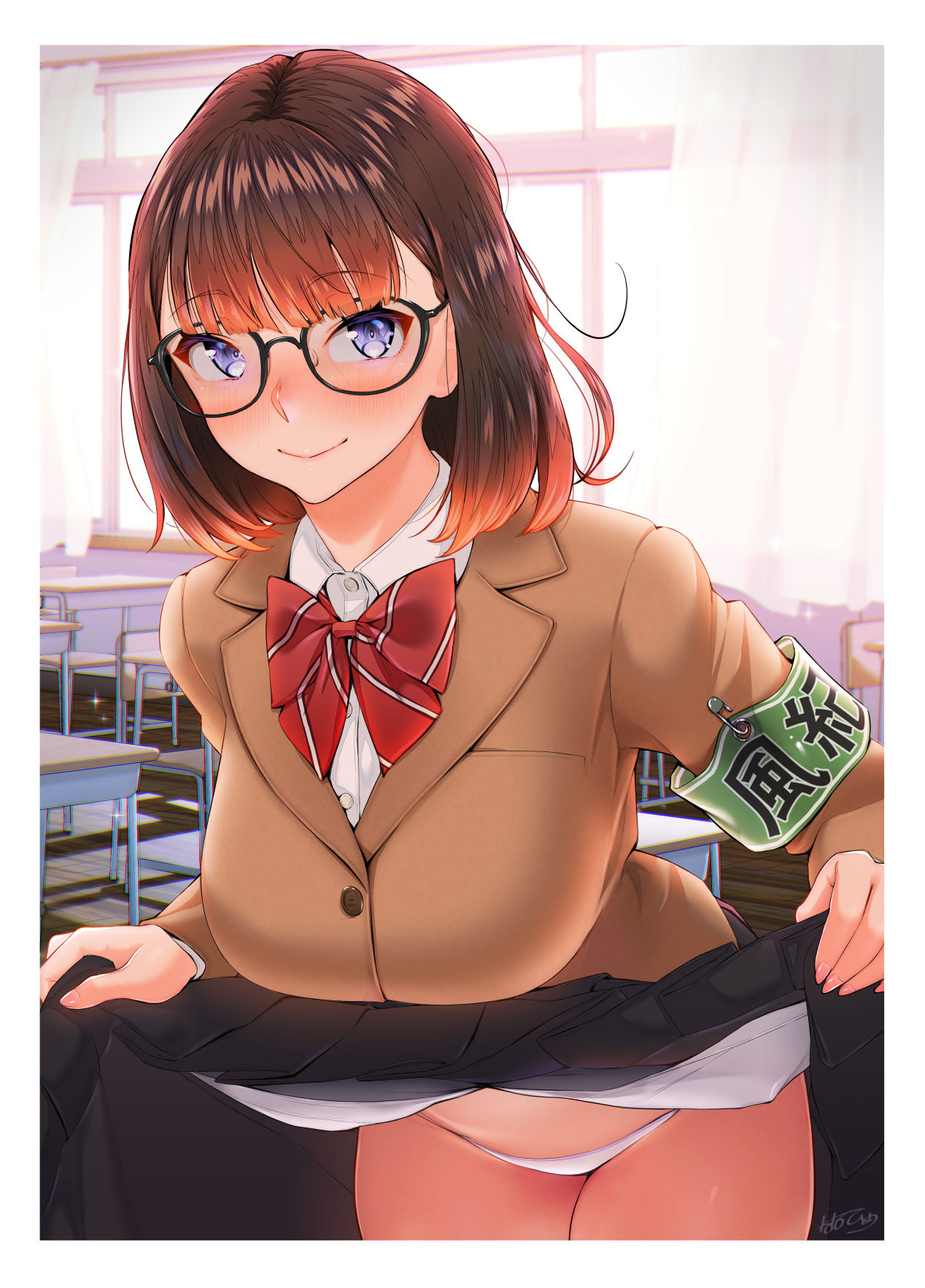 [ぼんがいちにょん (ななひめ)] 風紀ちゃん ききいっぱつ!!