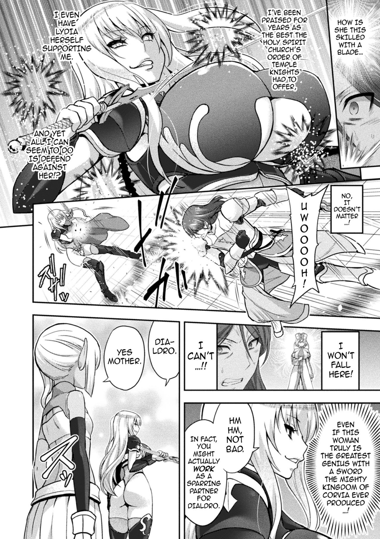 [山田ゴゴゴ] エローナ2 オークの淫紋に悶えし巫女の成れの果て 1話「淫紋巫女」 (くっ殺ヒロインズ Vol.5) [英訳] [DL版]