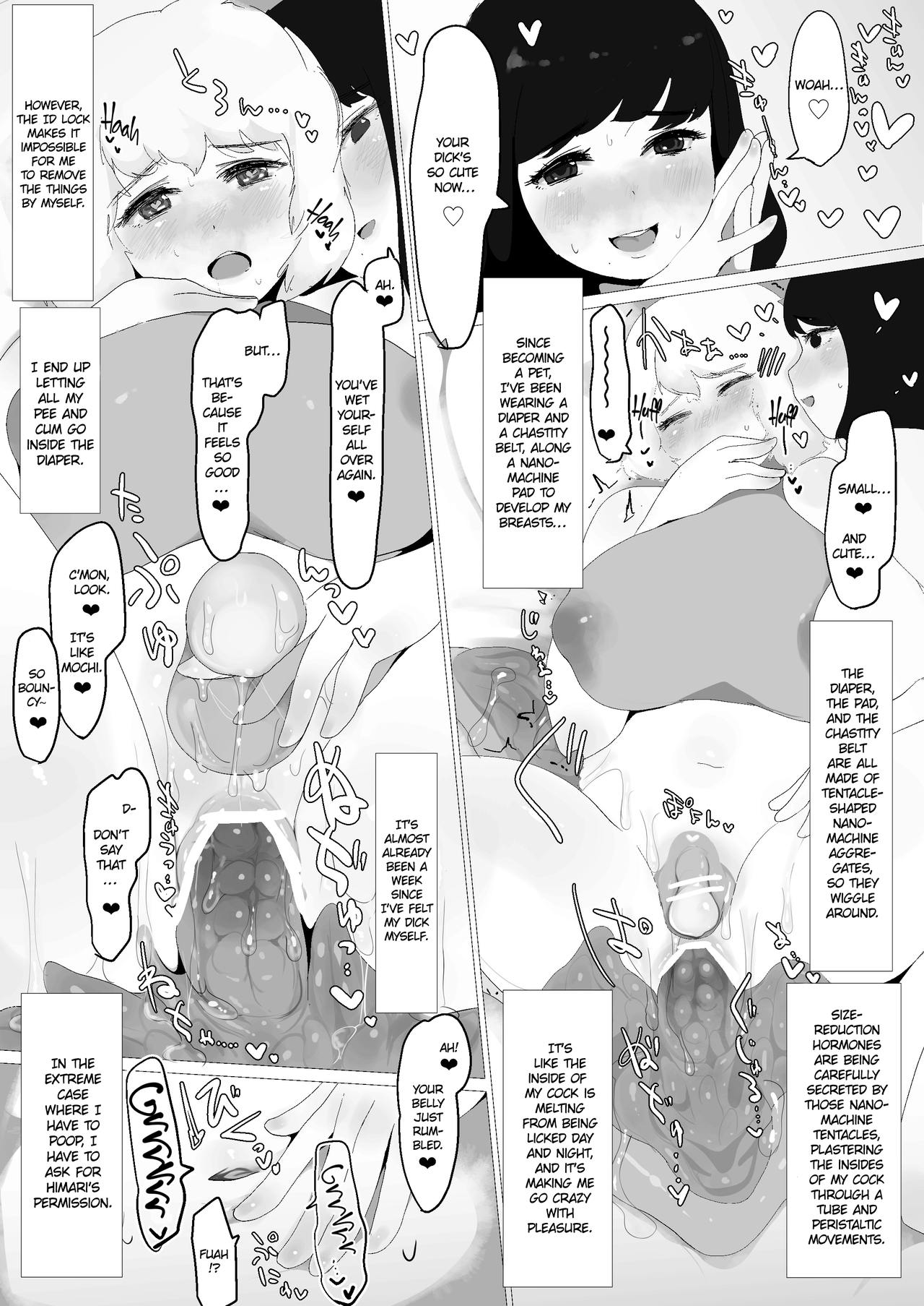 [はきだまり (はきだめ)] SF人体改造巨(母)乳男の娘百合幼馴染に気持ちよく去勢され愛玩動物に改造されていっぱい愛されて可愛がられちゃう薄い本(仮タイトル) [英訳]