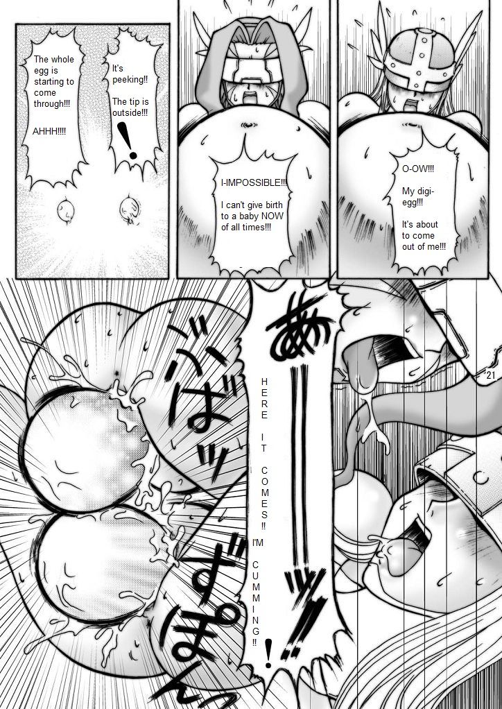 (巨乳っ娘2) [GLAMOUR WORKS (蓮斗)] ぶーぶもんすたあD (デジタルモンスター) [英訳]