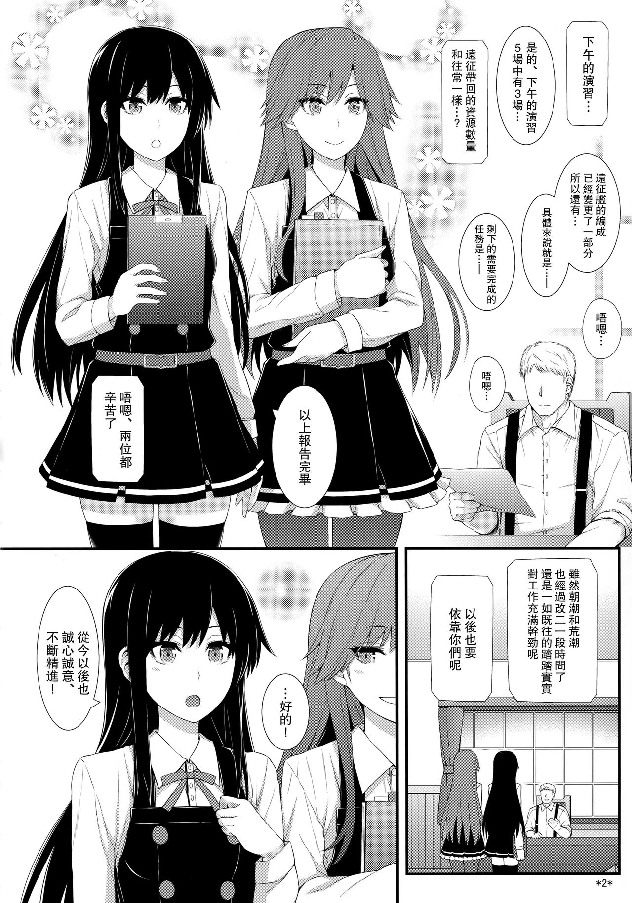 (C95) [モンモー牧場 (ウーロン・レイ)] 生活リズムは朝潮型 (艦隊これくしょん -艦これ-) [中国翻訳]