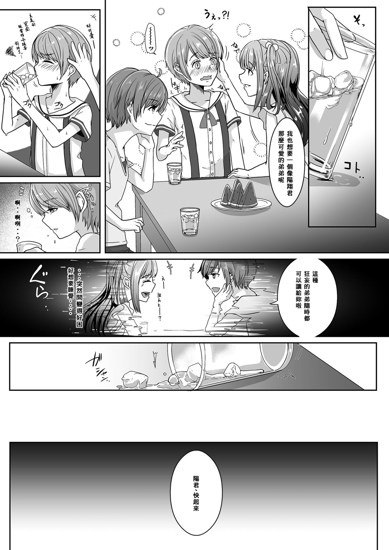 [恥辱庵 (葛もち)] 弟に嬲られた夏休み [中国翻訳]