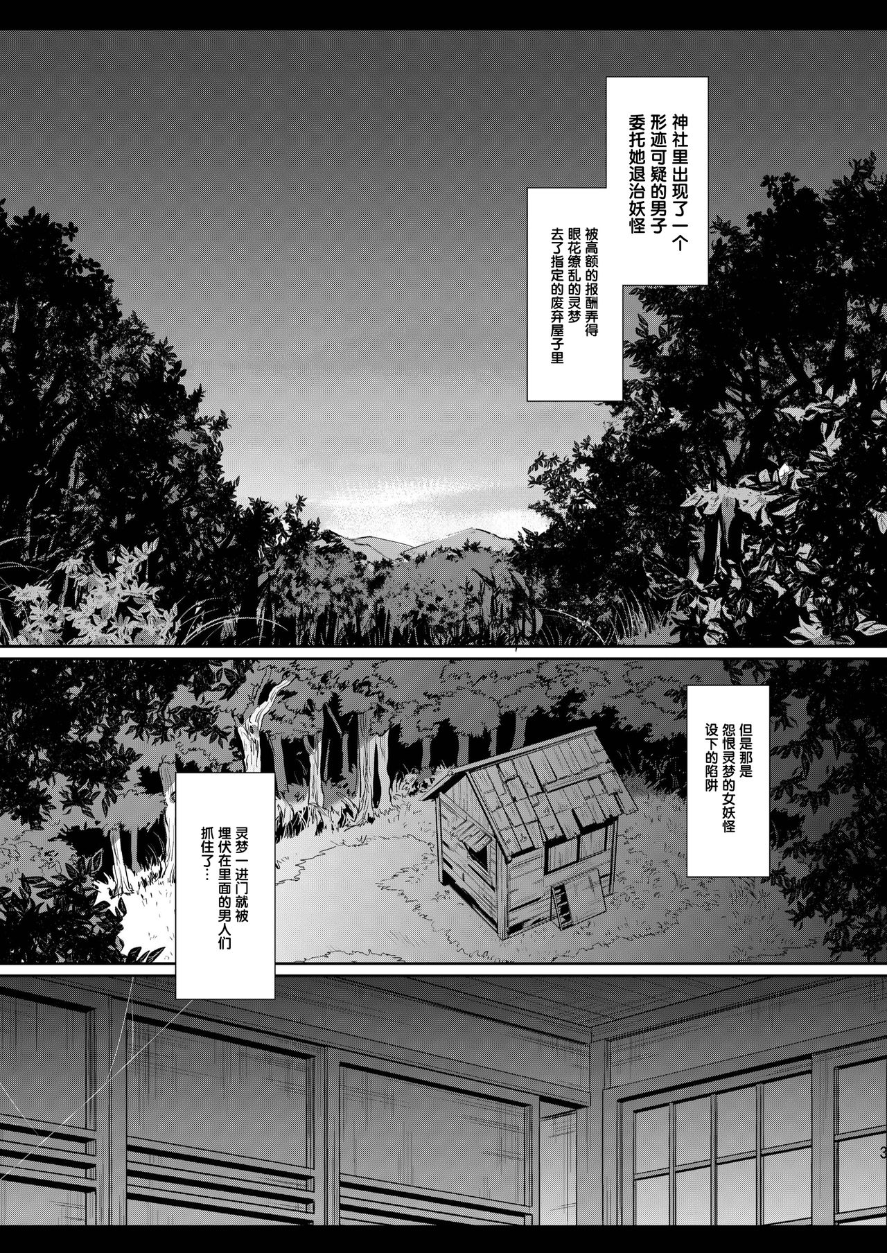 [ナギヤマスギ (那岐山)] 東方陵辱30 霊夢敗北 (東方Project) [中国翻訳] [DL版]