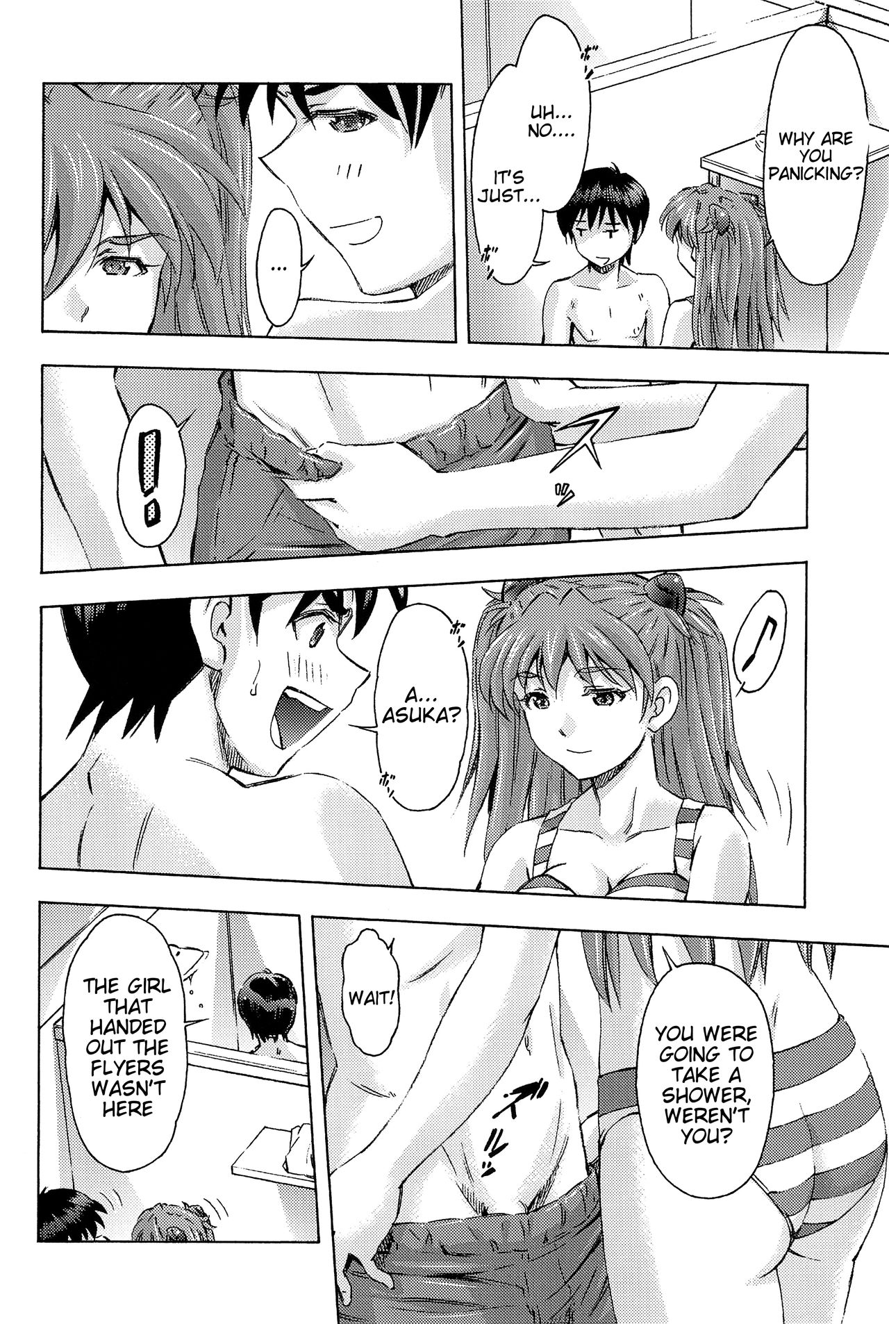 (COMIC1☆9) [スタジオ・ワラビー (蔵王)] 3人娘と海の家 (新世紀エヴァンゲリオン) [英訳]