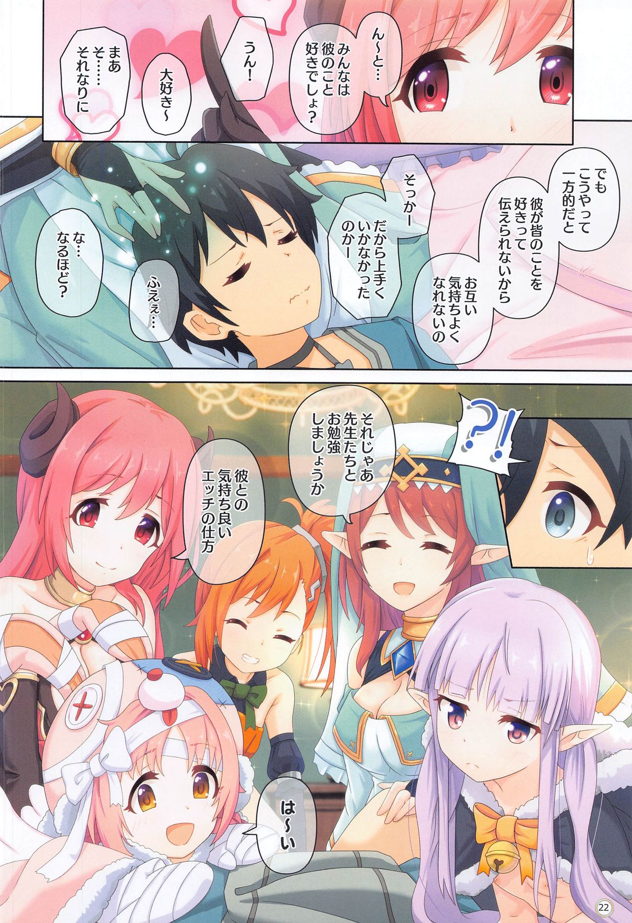 (COMIC1 BS祭 スペシャル) [MIDDLY (みどりのちや)] カラフルコネクト 4th:Dive (プリンセスコネクト!Re:Dive)