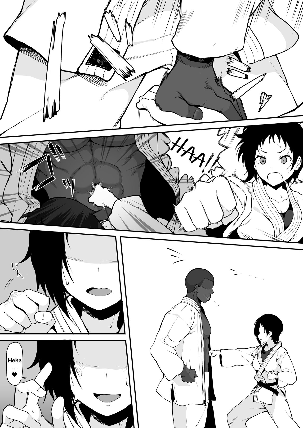 [テラスMC] 黒人転校生にNTRる ⑤後輩をNTRる [英訳]