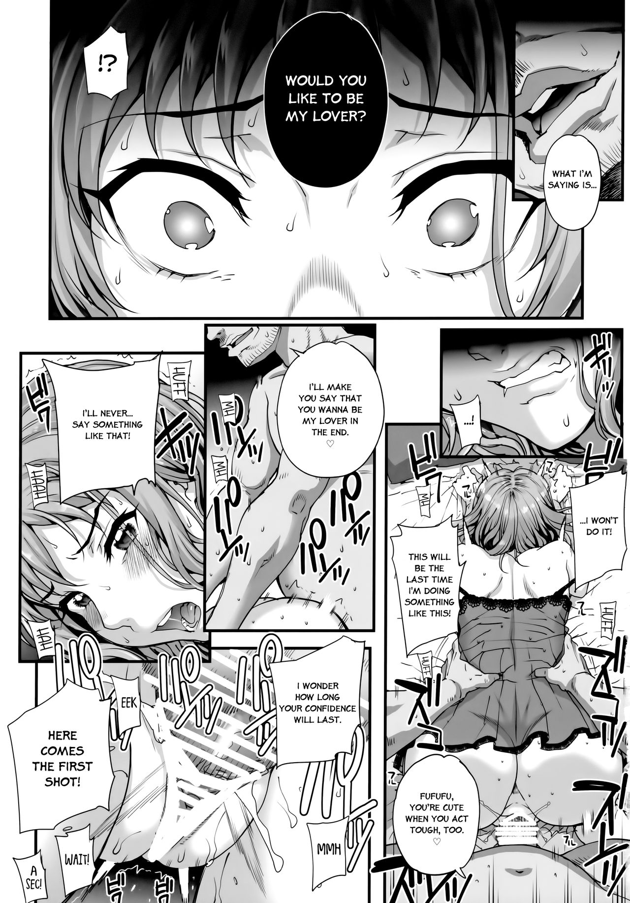 (C96) [まごの亭 (夏庵)] カレシにナイショで3 性接待…させられました。[英訳]