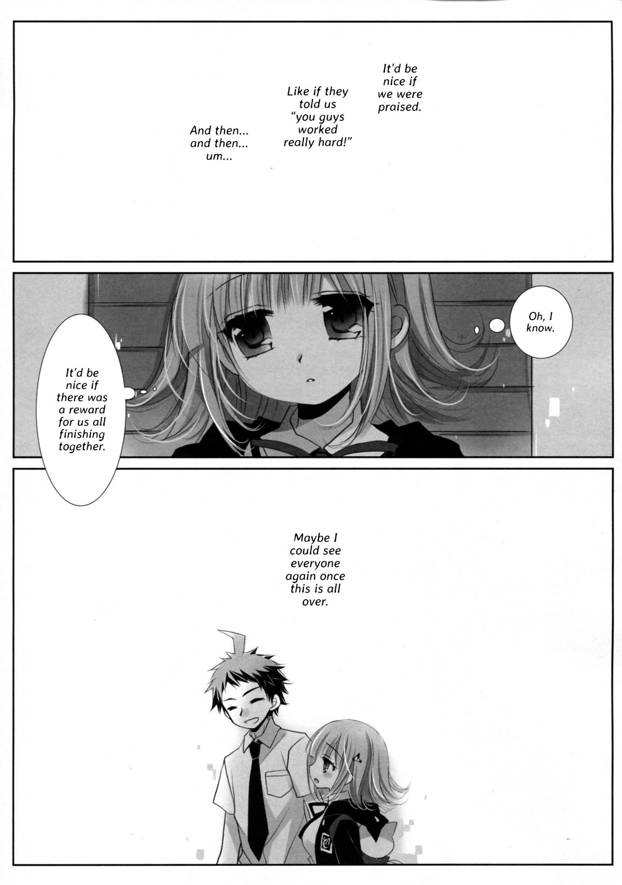 (サンクリ57) [CHRONOLOG, D・N・A.Lab. (桜沢いづみ, ミヤスリサ)] HappyEndroll (スーパーダンガンロンパ2) [英訳]