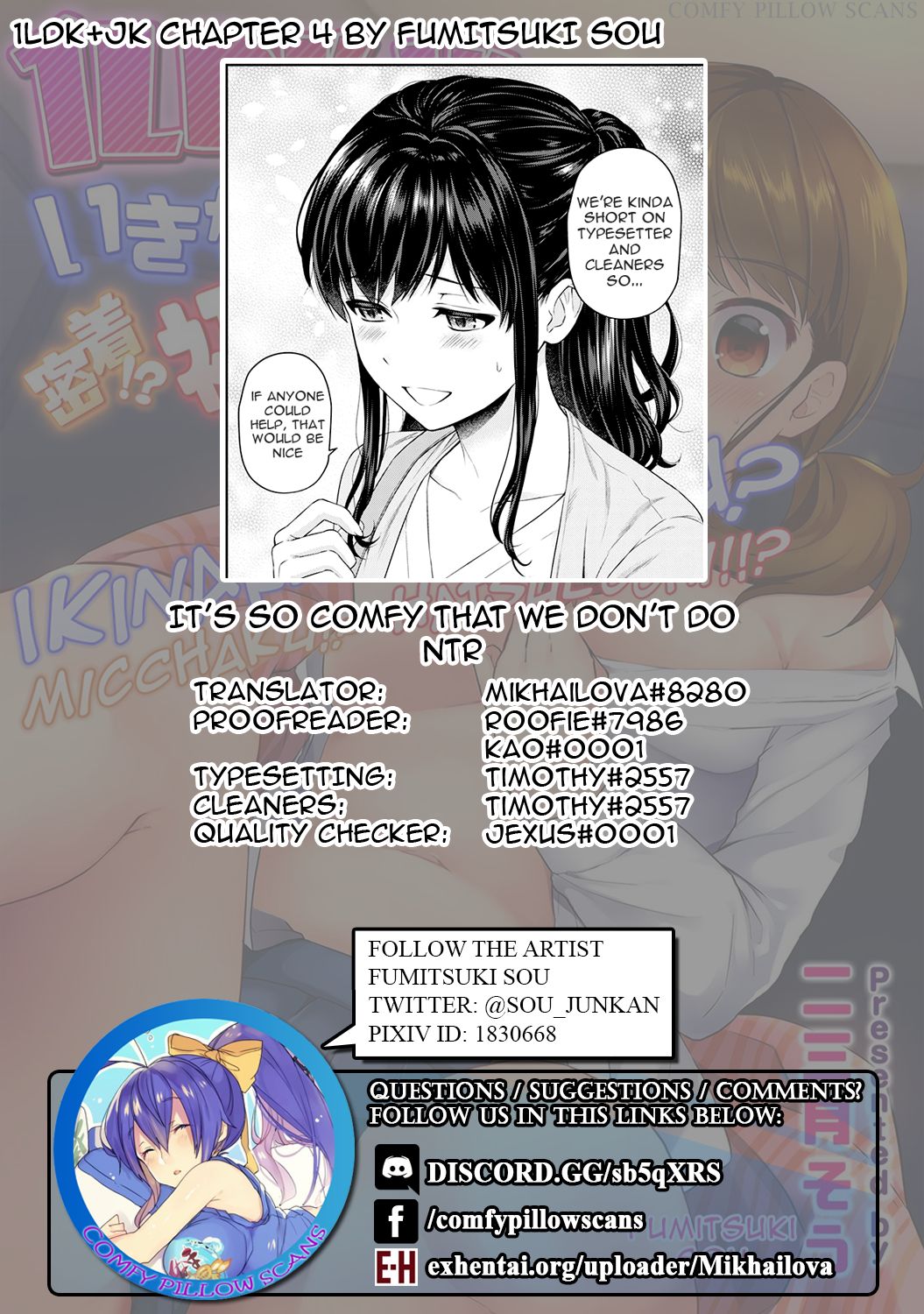 [二三月そう] 1LDK+JK いきなり同居? 密着!? 初エッチ!!? 第1-27話 [英訳]