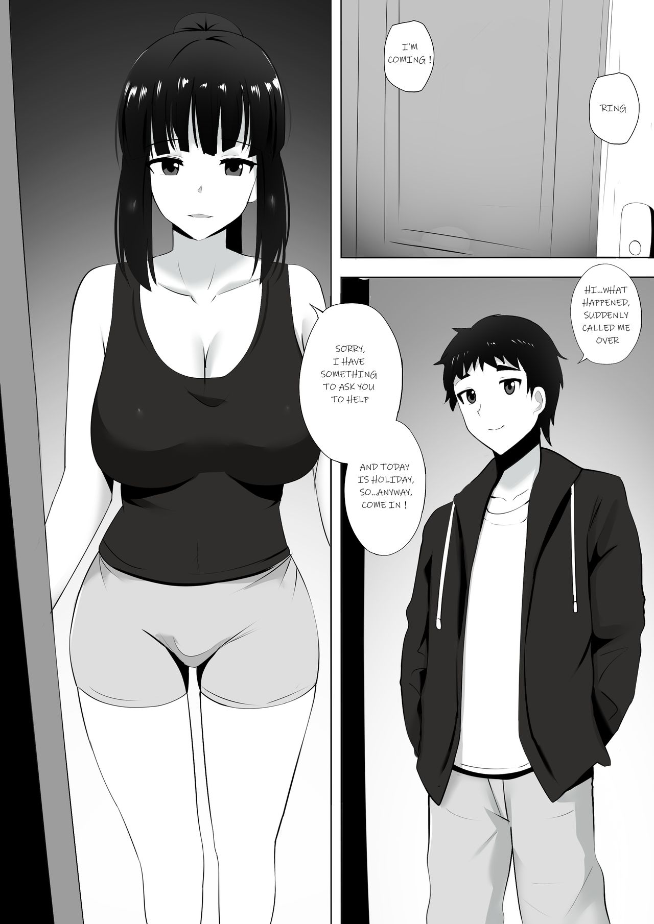 [ぎんハハ] メンエスで幼馴染とまさかの再会で大爆射 4 [英語]