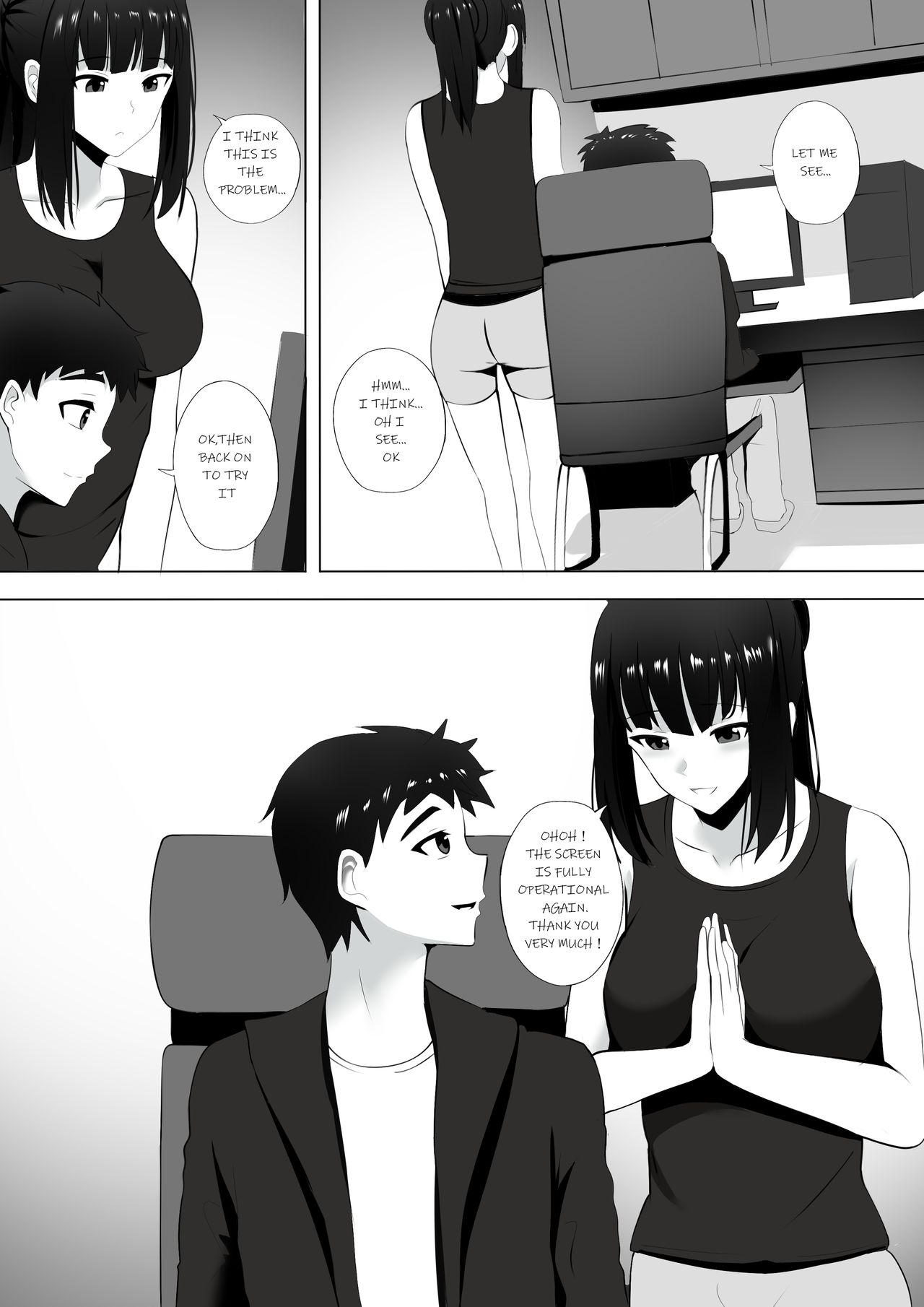 [ぎんハハ] メンエスで幼馴染とまさかの再会で大爆射 4 [英語]