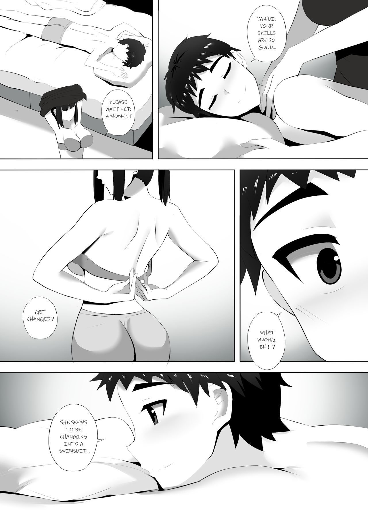 [ぎんハハ] メンエスで幼馴染とまさかの再会で大爆射 4 [英語]
