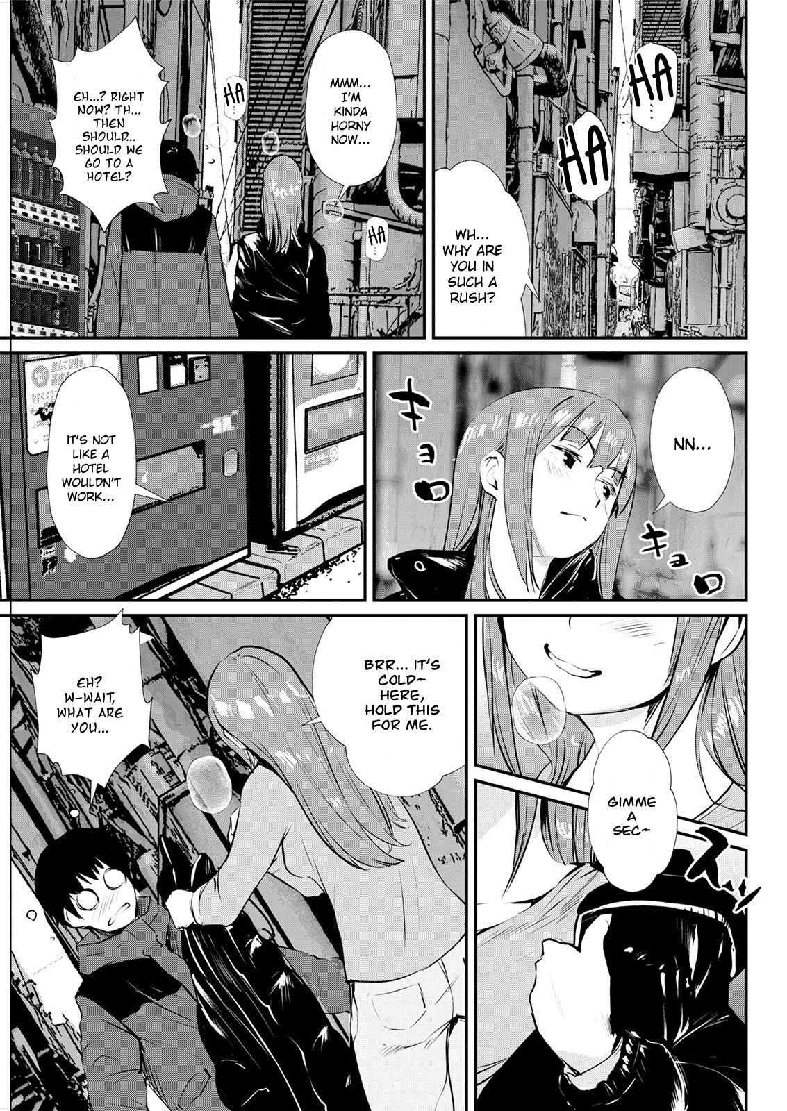 [シオマネキ] ノーブラ彼女 (アクションピザッツ 2021年4月号) [英訳] [DL版]