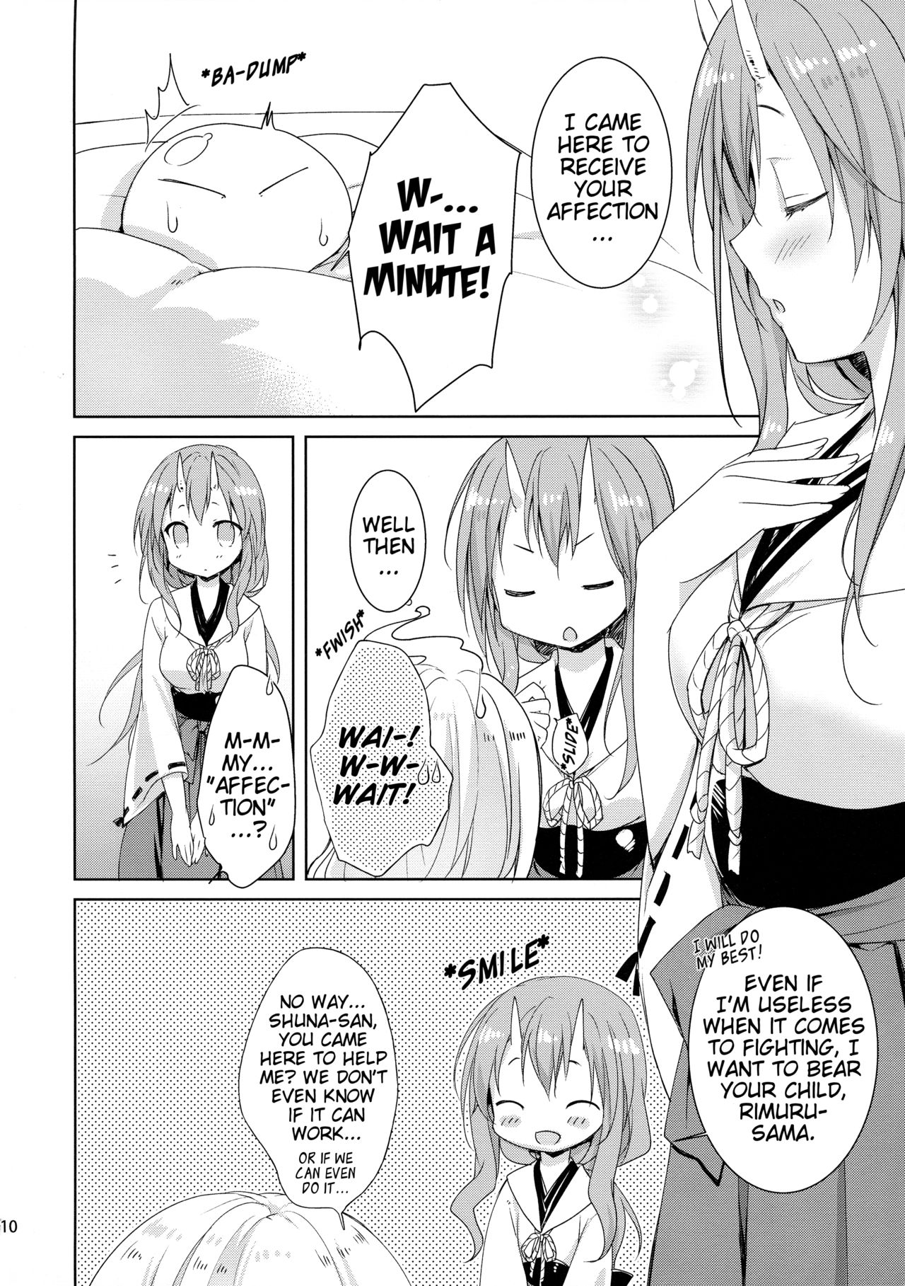 (C95) [KOKIKKO (せせなやう)] シュナはリムル様の子供が欲しいのです! (転生したらスライムだった件) [英訳]